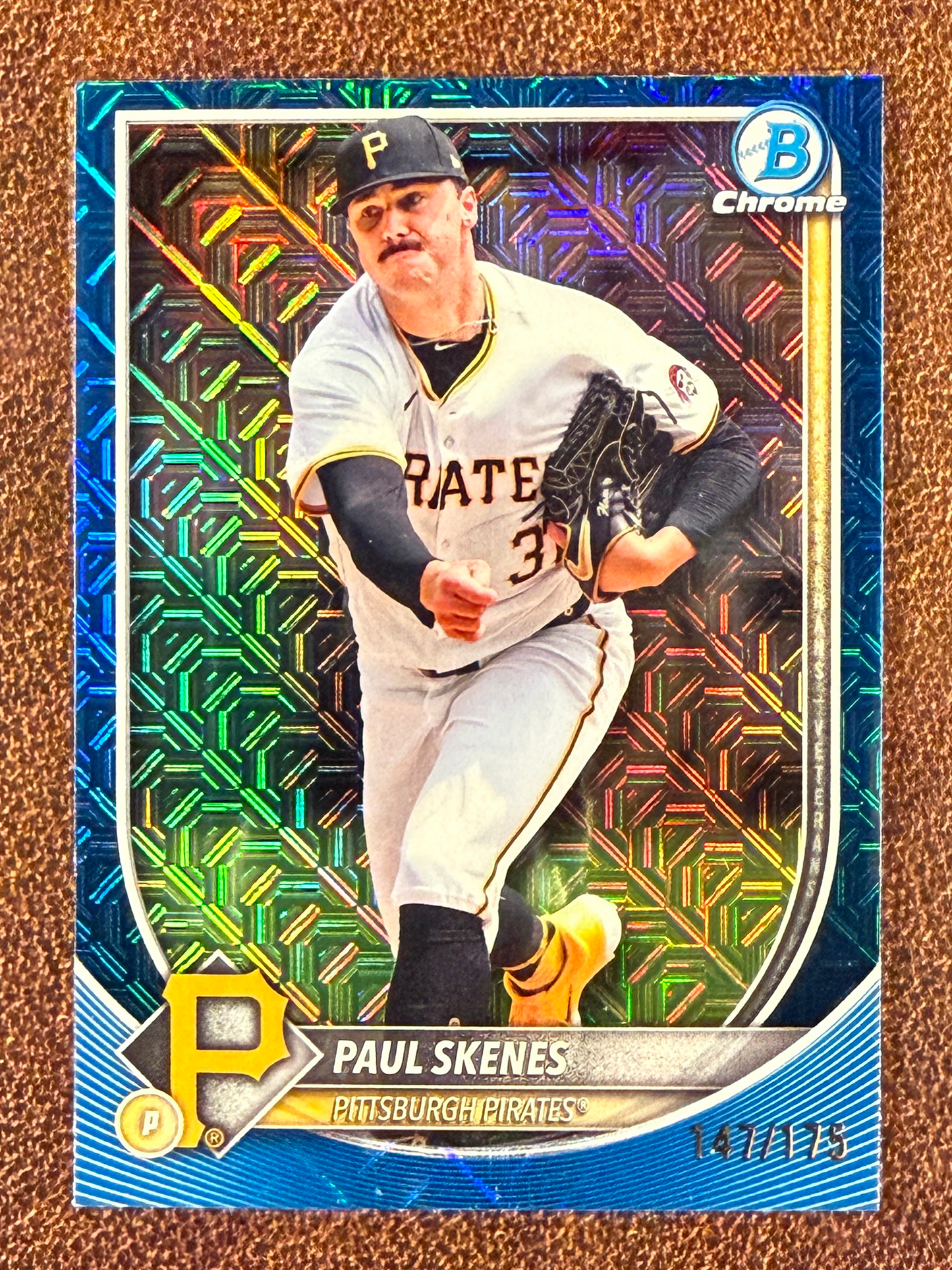 Paul Skenes - 2025 Bowman - BLUE MOJO /175 - Pirates