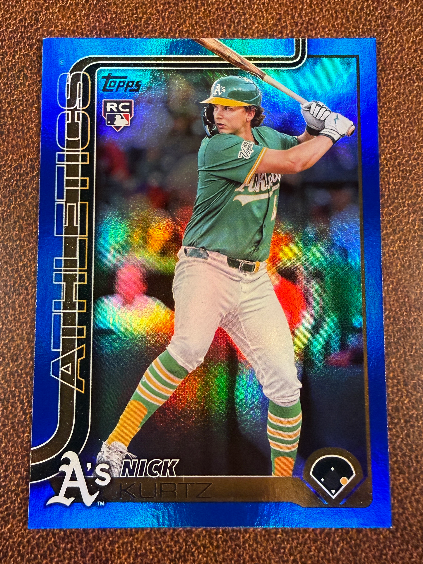 Nick Kurtz - 2025 Topps Update - Blue Foil /150 - Athletics