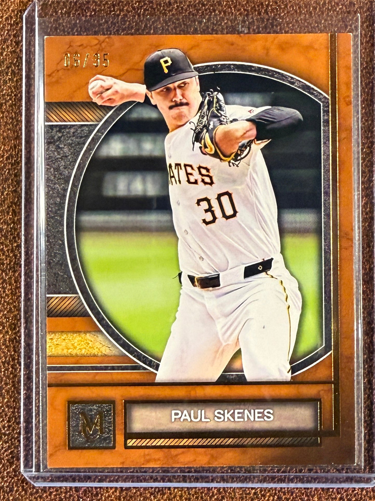 Paul Skenes - 2025 Topps Museum Collection - Bronze /35 - Pirates