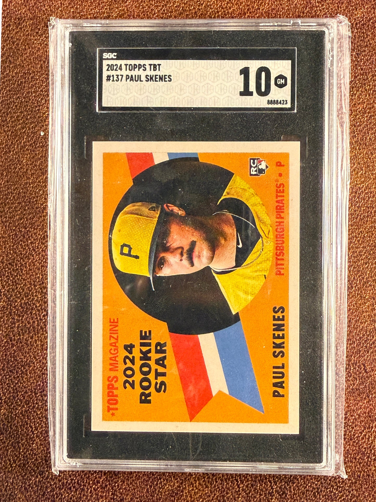 Paul Skenes - 2024 Topps Throwback Thursday - Rookie #137 SGC 10 - Pirates