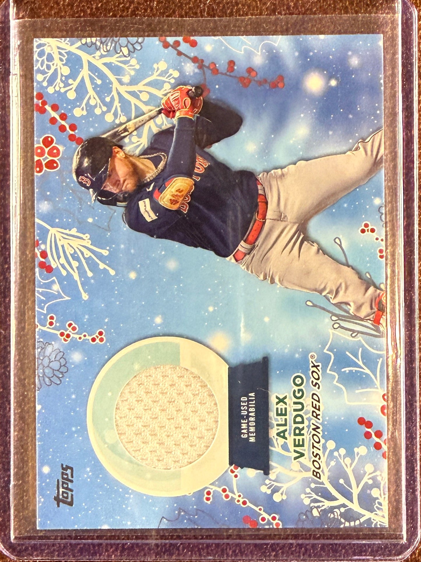 Alex Verdugo - 2023 Topps Holiday - Game Used RELIC - Red Sox