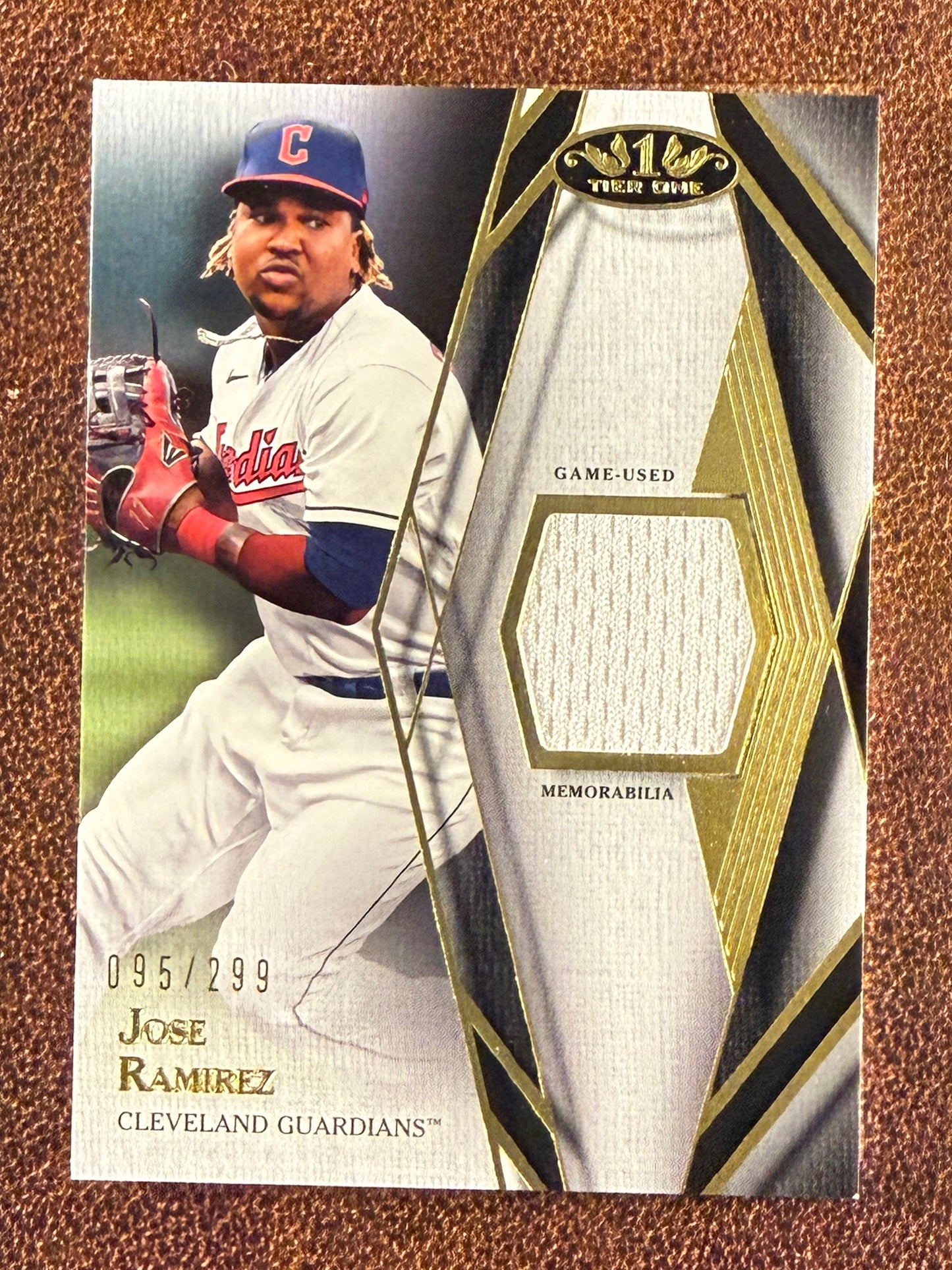 Jose Ramirez - 2022 Topps Tier One - Game Used RELIC /299 - Guardians