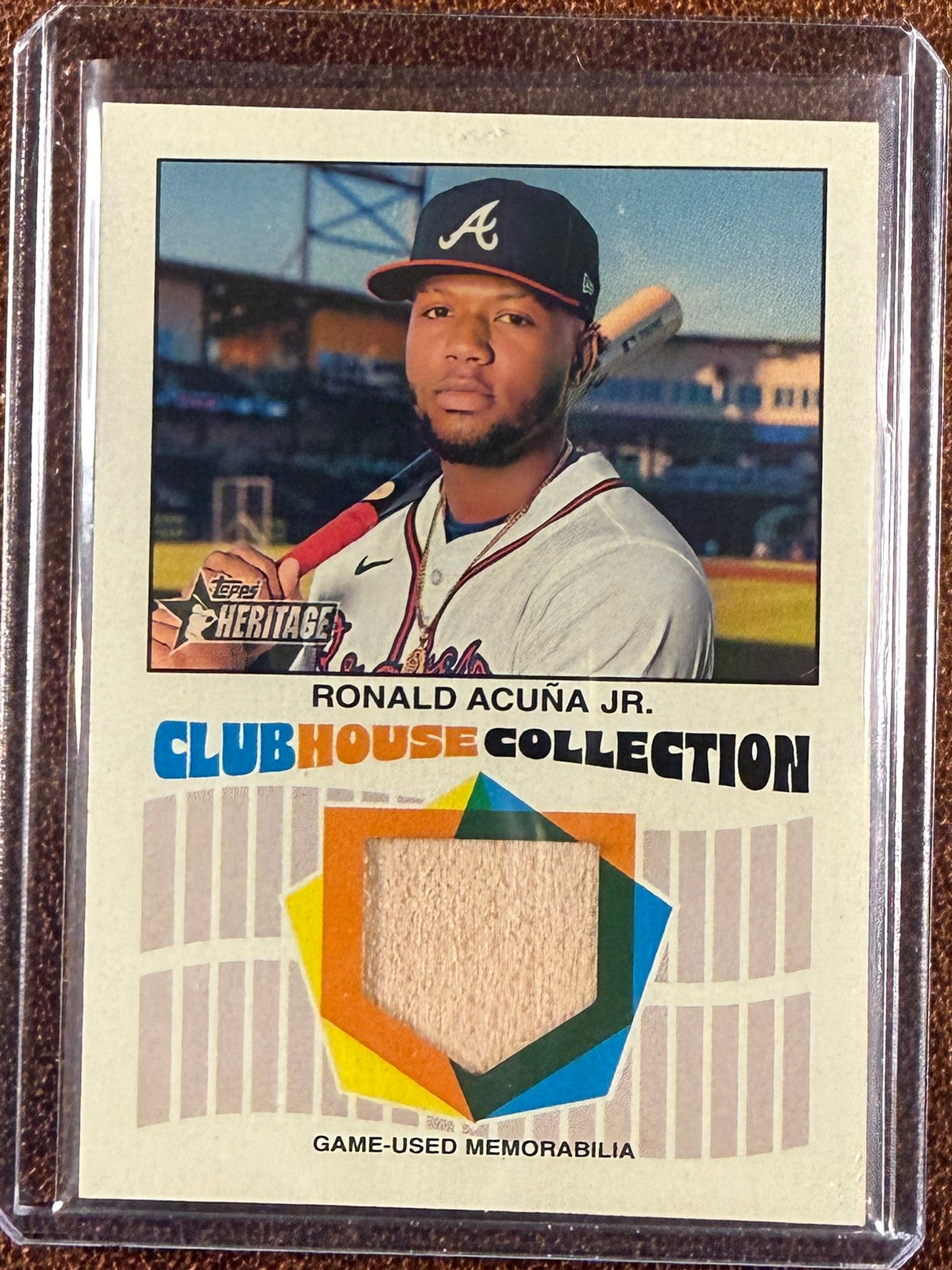 Ronald Acuna Jr. - 2026 Topps Heritage - Clubhouse Collection RELIC - Braves