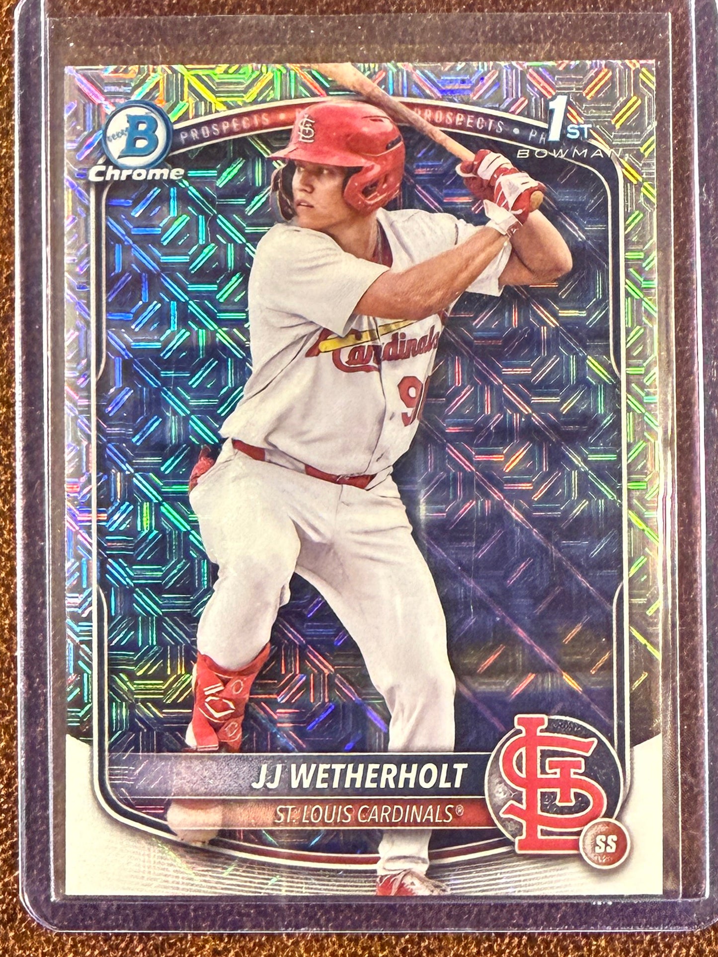 JJ Wetherholt - 2025 Bowman - 1st MOJO - Cardinals