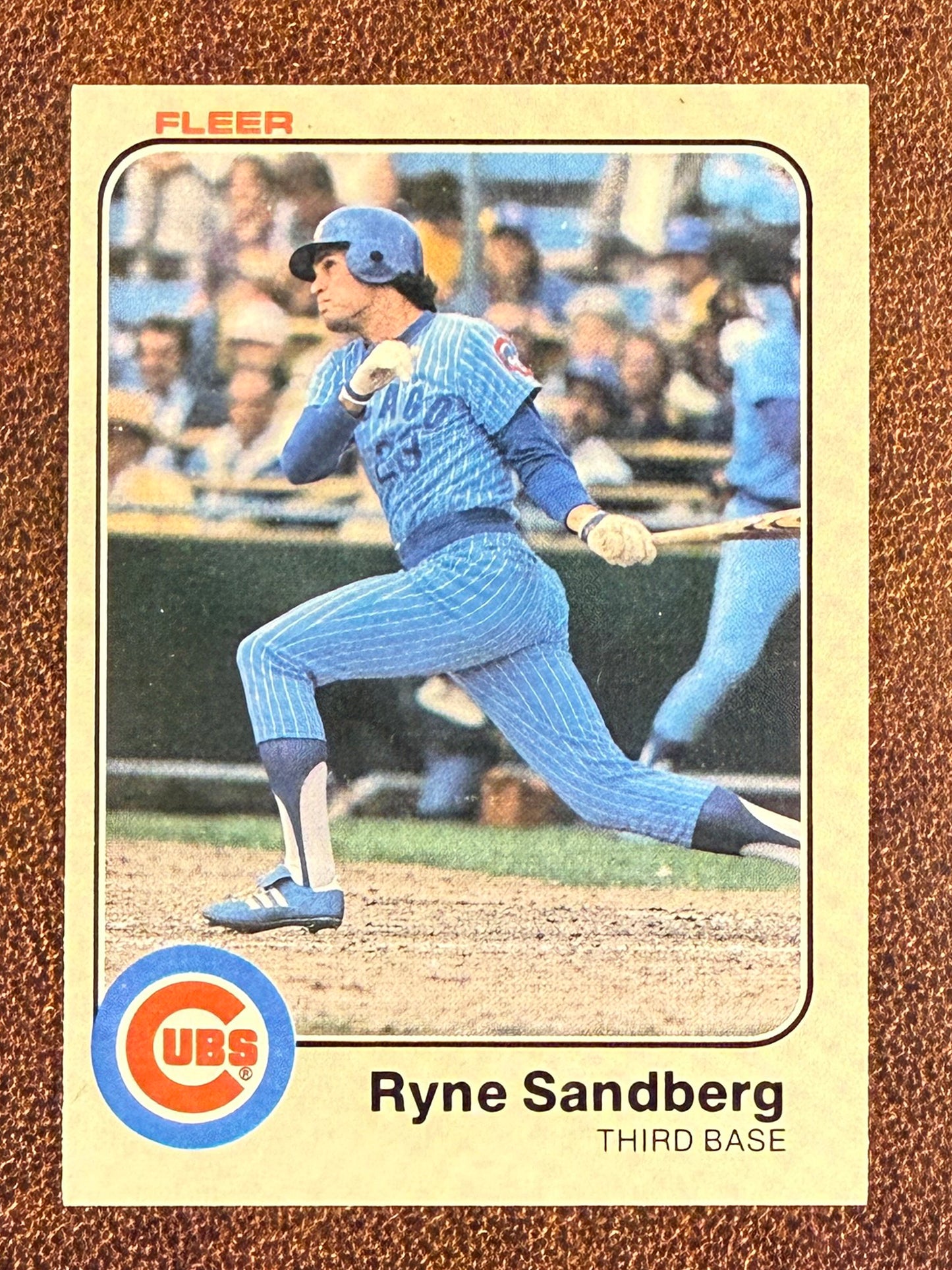 Ryne Sandberg - 1983 Fleer - Rookie #507 - Cubs