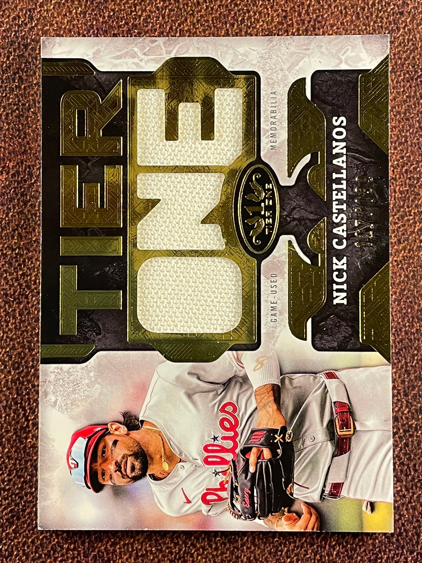 Nick Castellanos - 2025 Topps Tier One - Die Cut RELIC /199 - Phillies