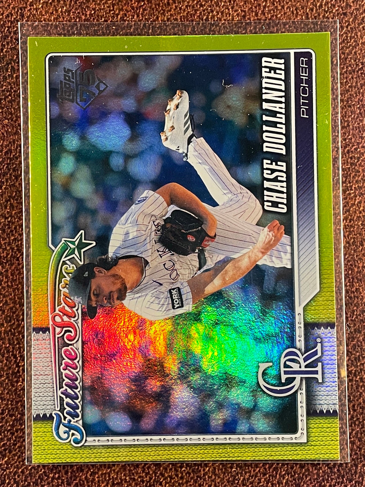 Chase Dollander - 2026 Topps Series 2 - YELLOW Rainbow Foil /399 - Rockies