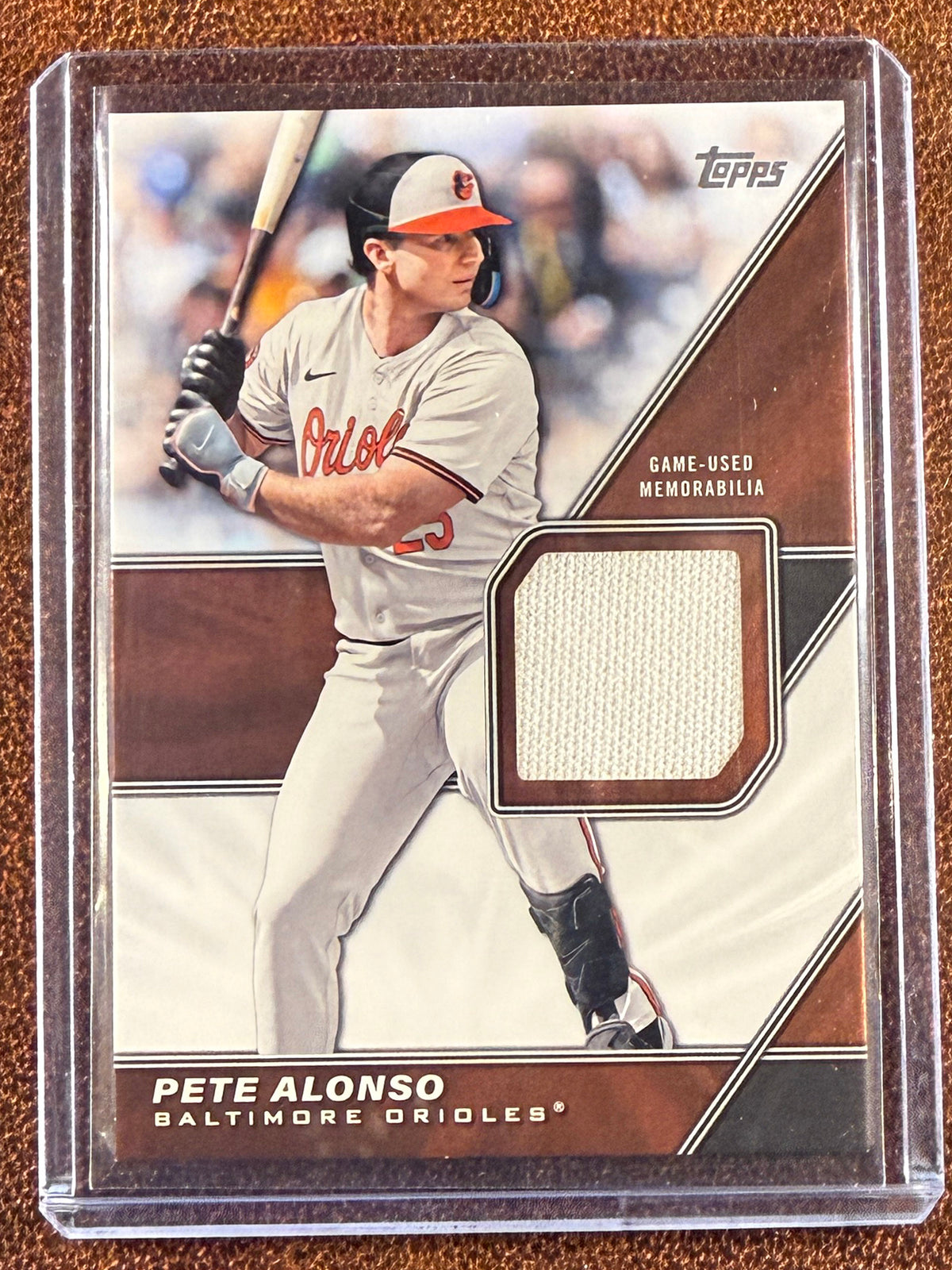Pete Alonso - 2026 Topps Series 1 - Major League Material RELIC - Orioles