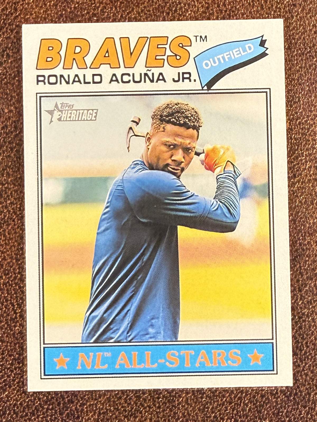 Ronald Acuna Jr. - 2026 Topps Heritage - Image Variation - Braves