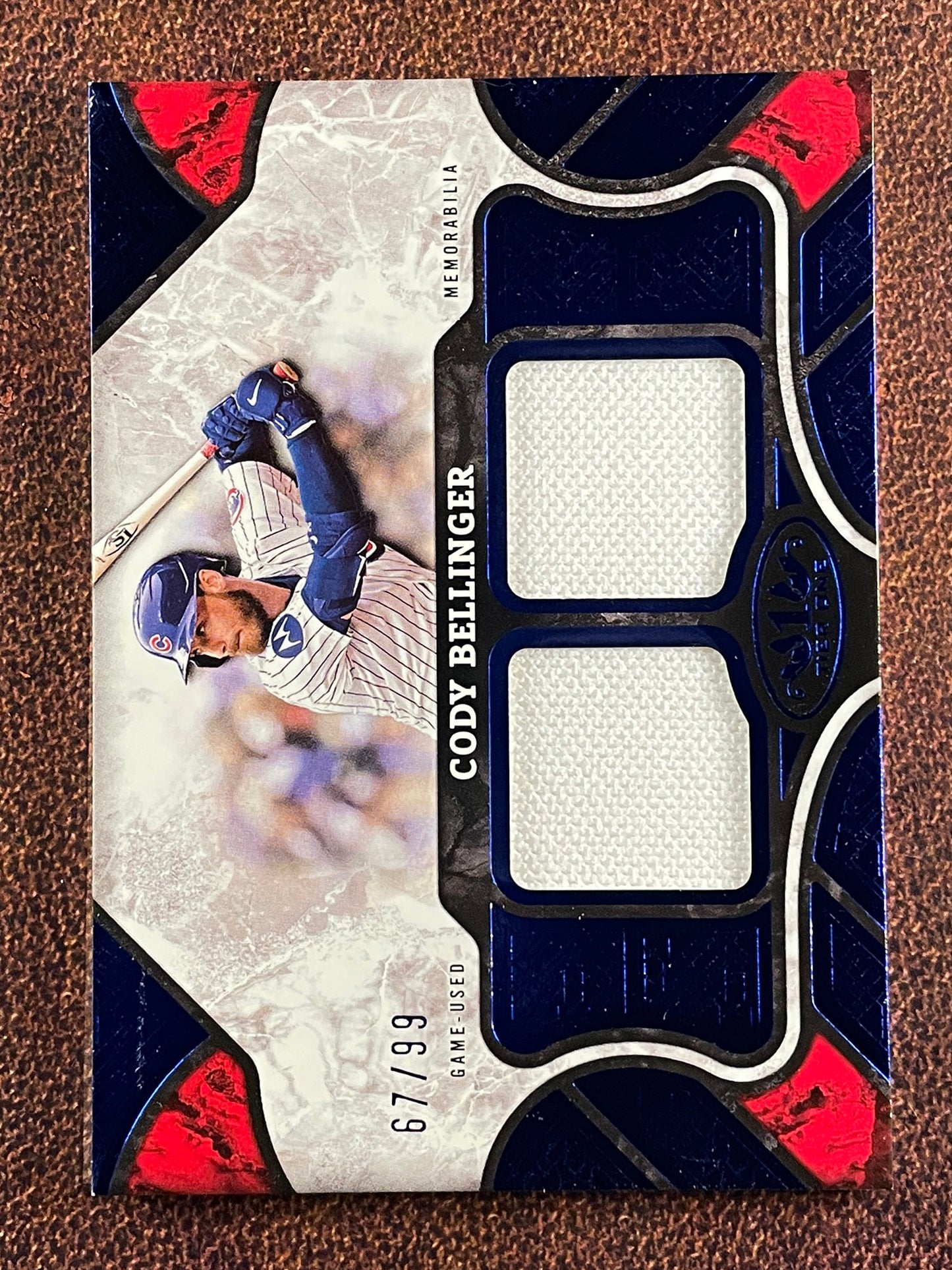 Cody Bellinger - 2025 Topps Tier One - BLUE Dual Relic /99 - Cubs