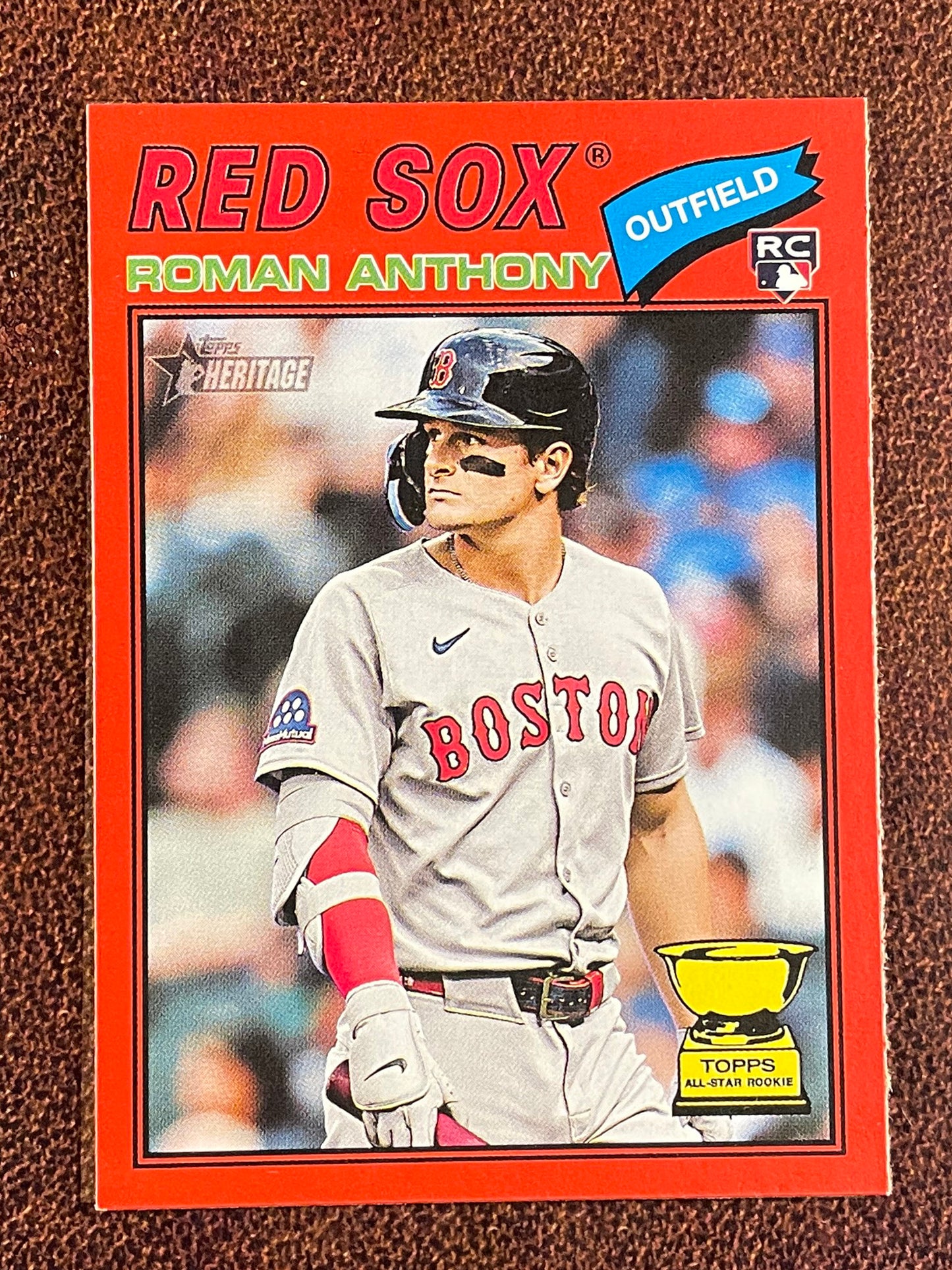 Roman Anthony - 2026 Topps Heritage - RED Rookie Border - Red Sox