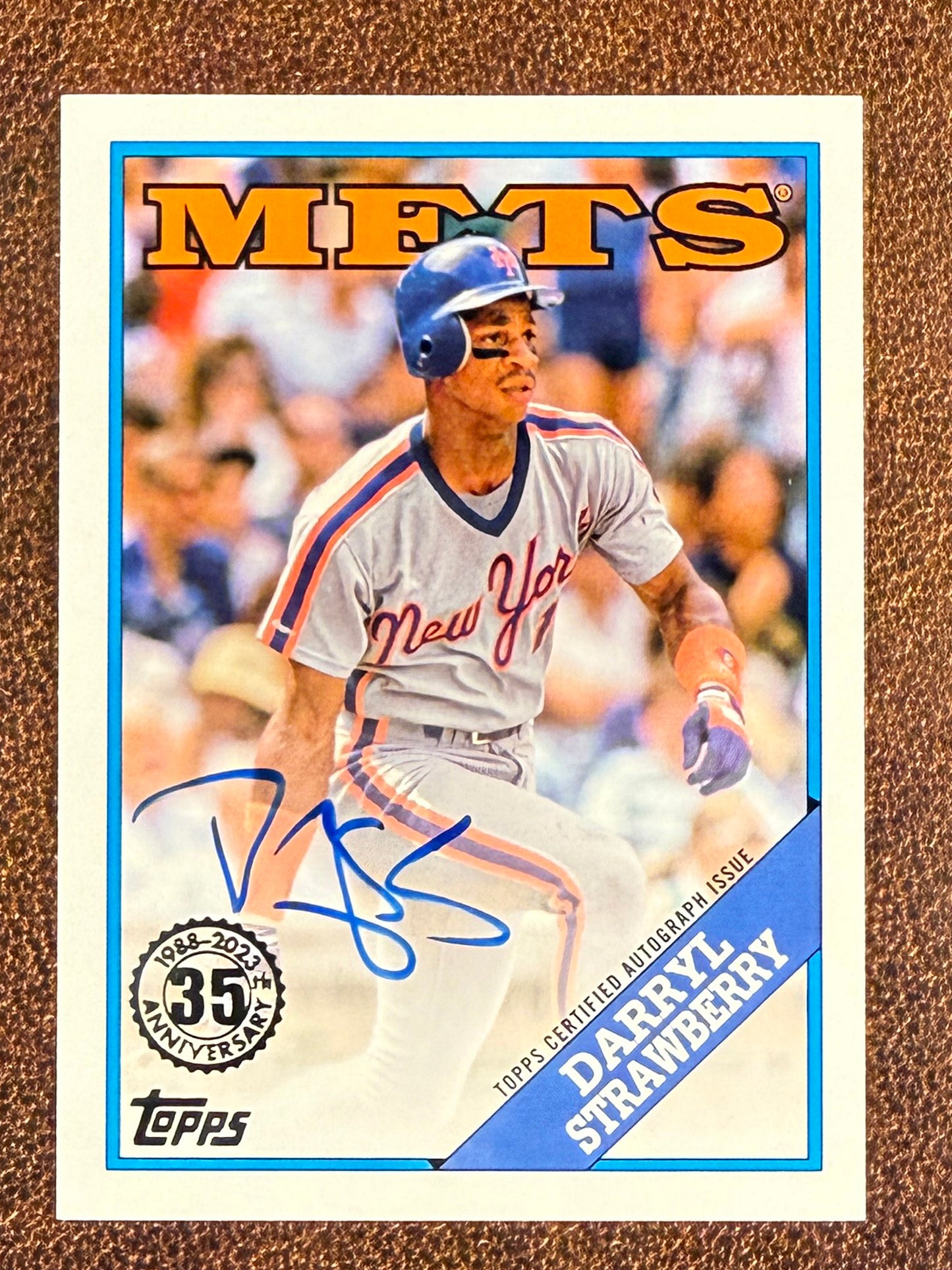 Darryl Strawberry - 2023 Topps Update - 1988 AUTO - Mets