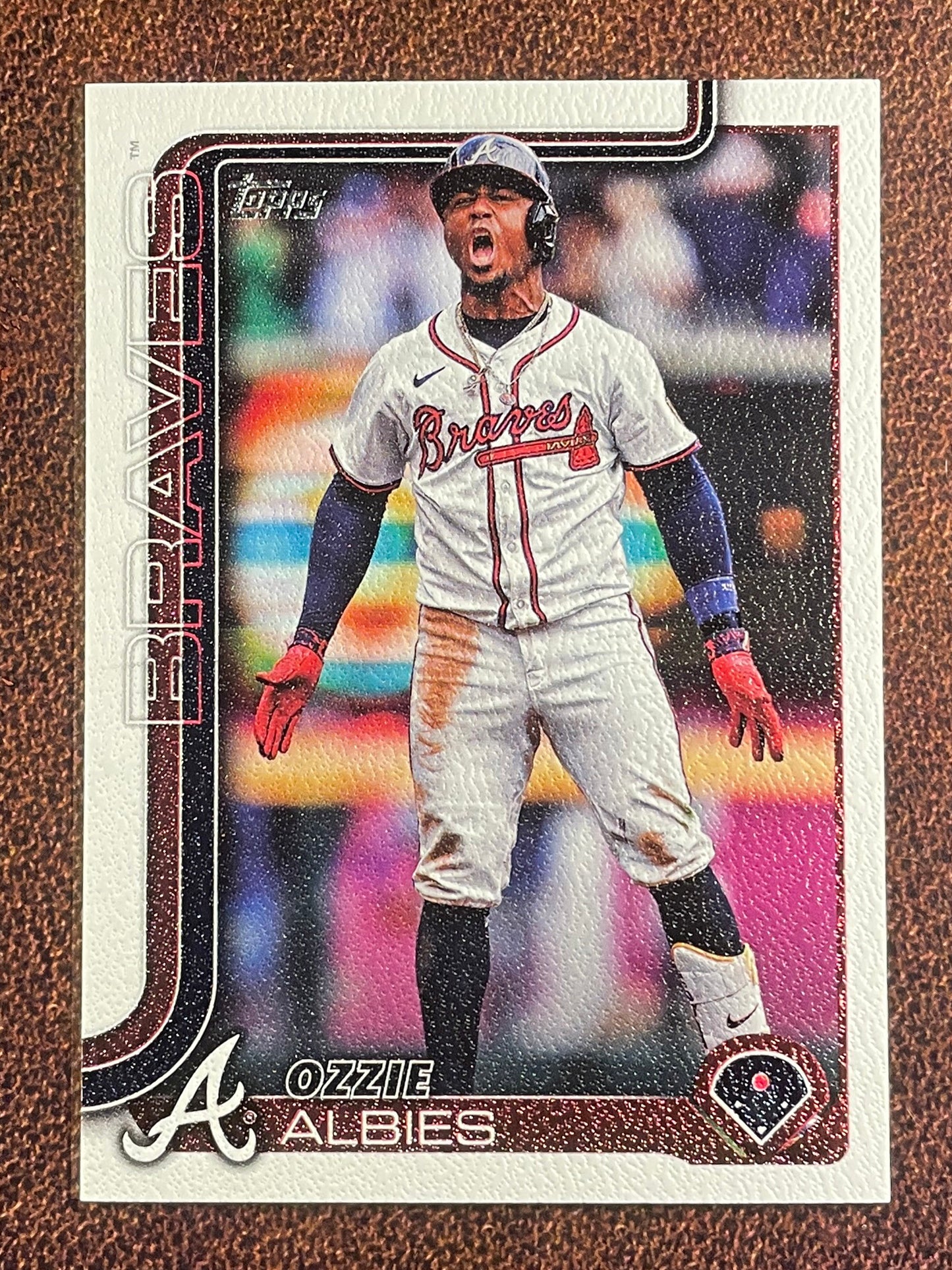 Ozzie Albies - 2025 Topps Update - Canvas /50 - Braves