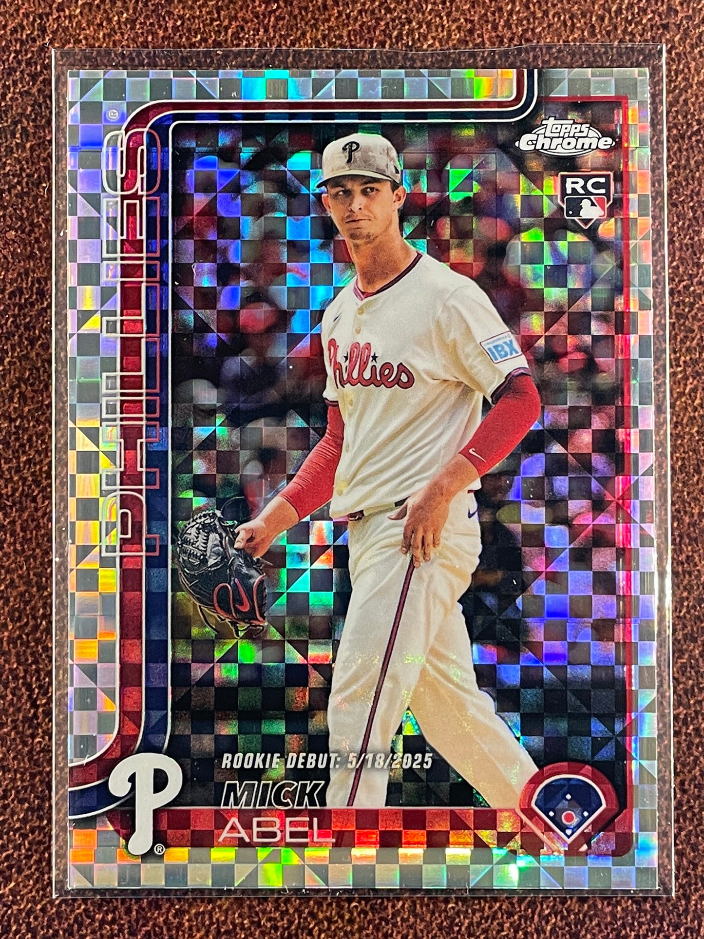 Mick Abel - 2025 Topps Chrome - Rookie X-Fractor - Phillies
