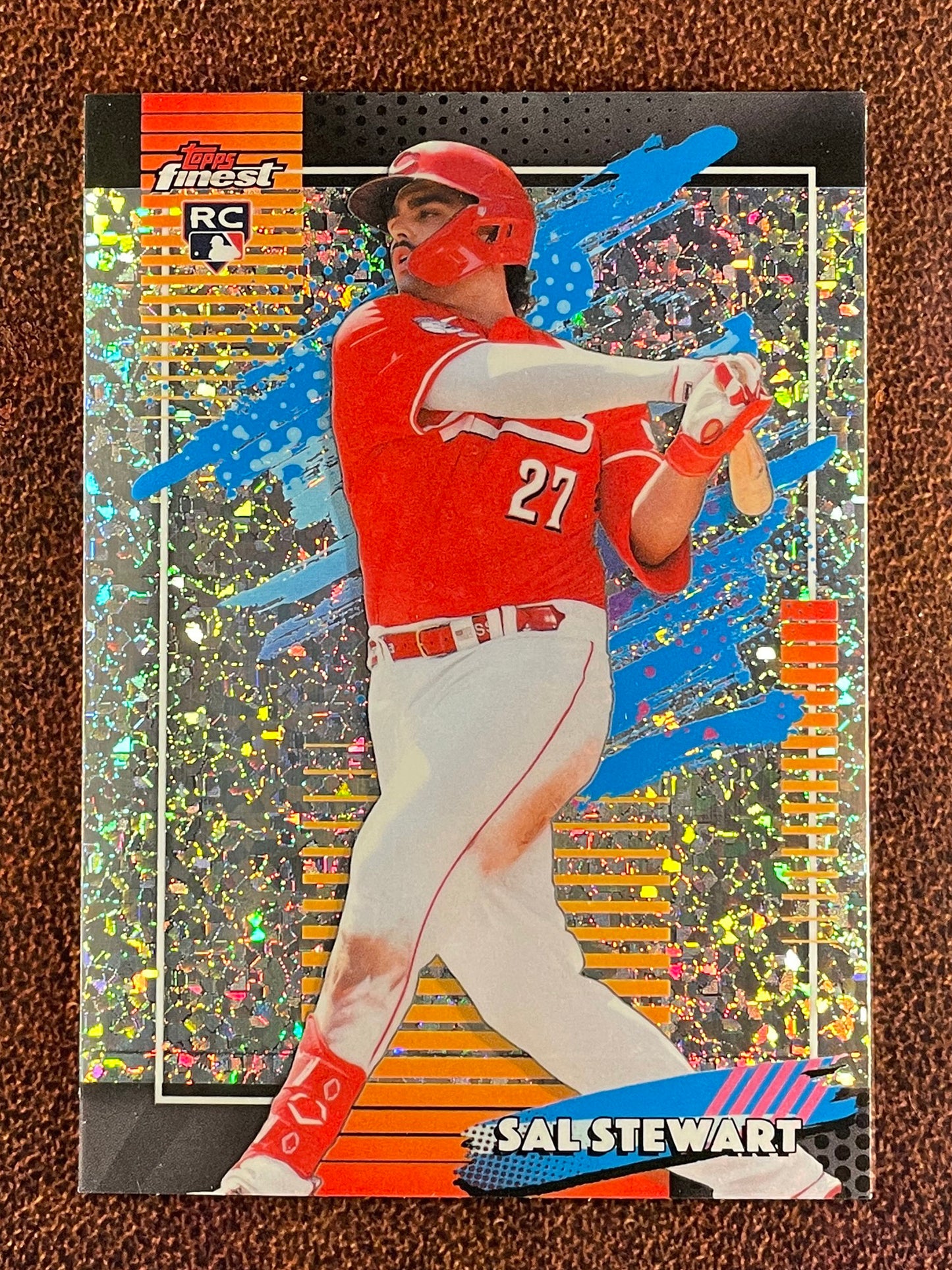 Sal Stewart - 2026 Topps Finest - Uncommon Mini Diamond Refractor - Reds
