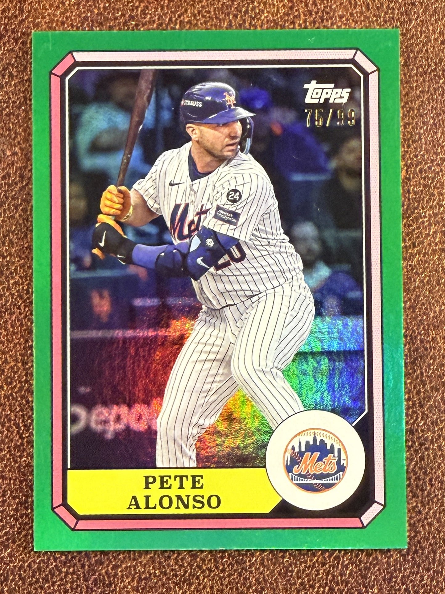Pete Alonso - 2025 Topps Archives - GREEN /99 - Mets