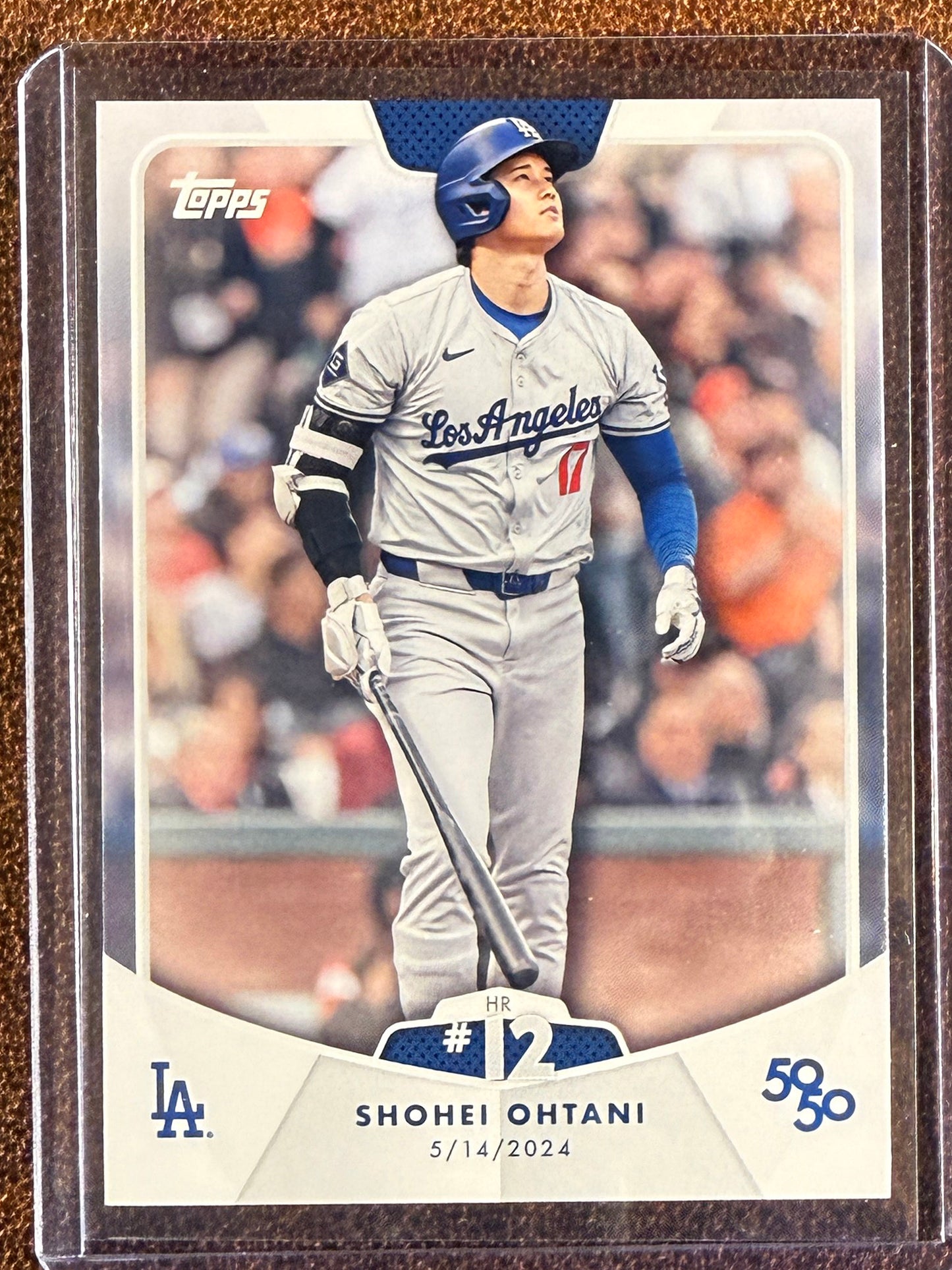 Shohei Ohtani - 2024 Topps 50/50 - HR #12 Base - Dodgers