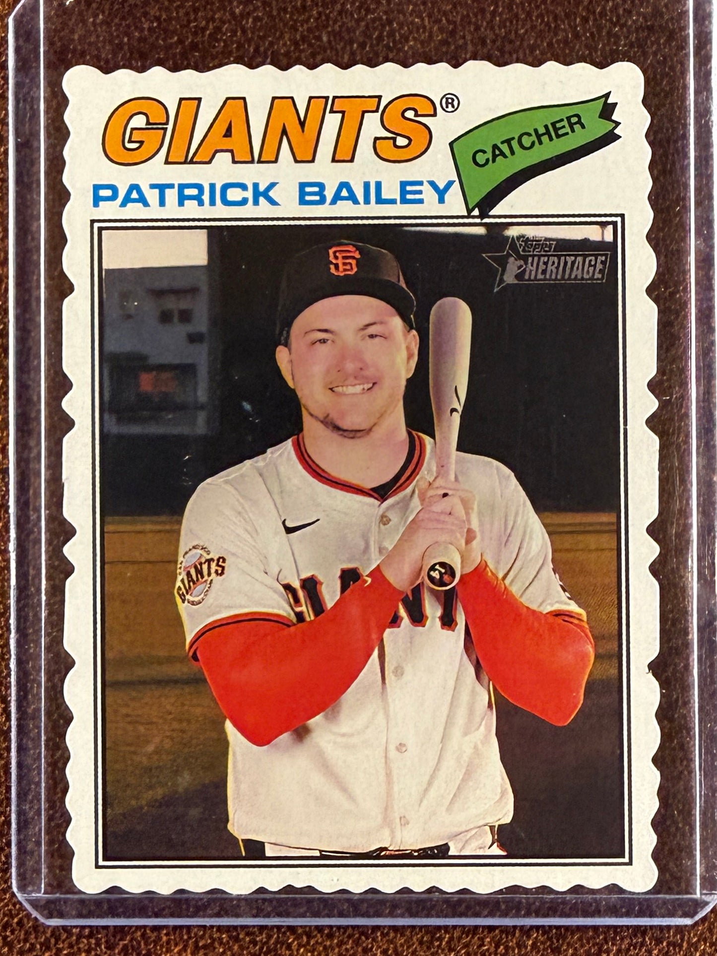 Patrick Bailey - 2026 Topps Heritage - Deckle Edge - Giants