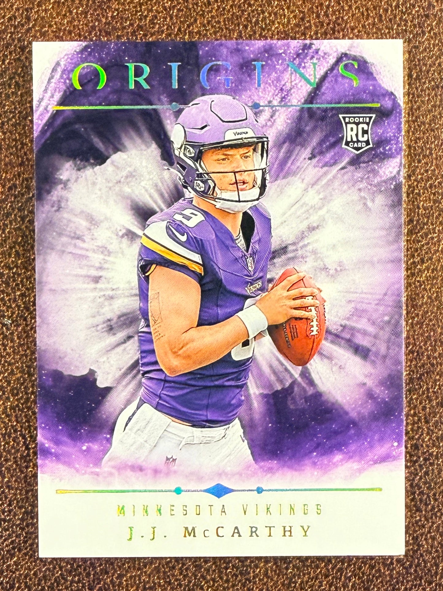 JJ McCarthy - 2024 Panini Origins - Rookie #103 - Vikings