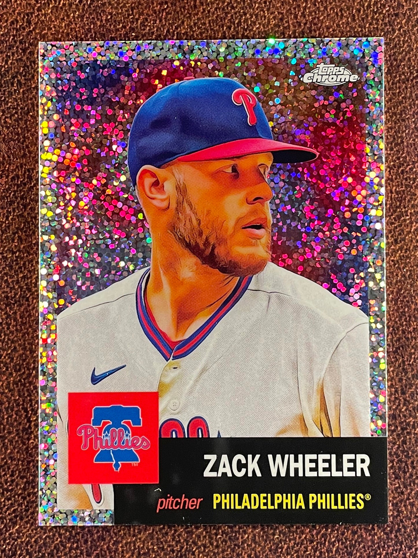 Zach Wheeler - 2022 Topps Chrome Platinum - Speckle Refractor /150 - Phillies