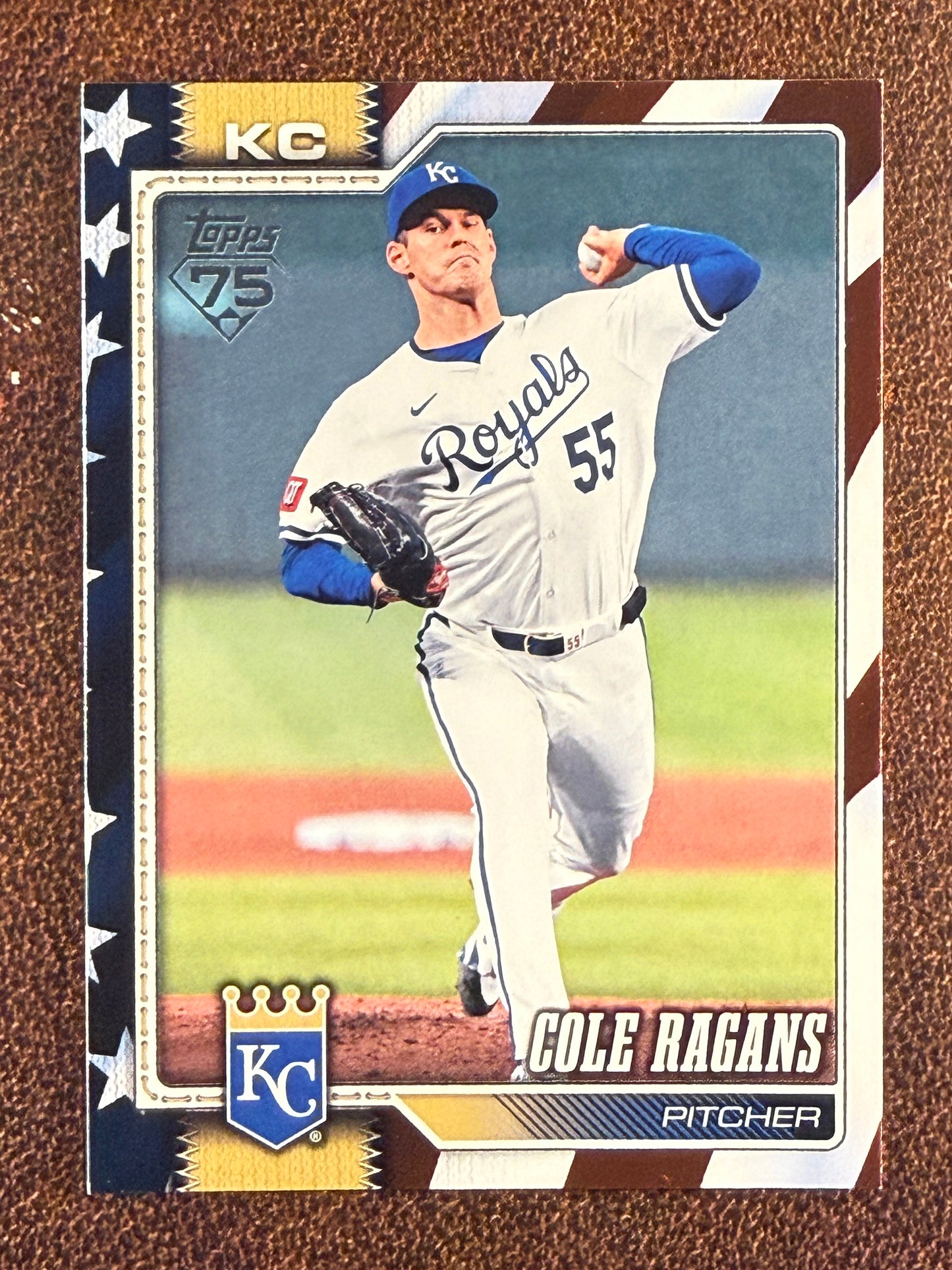 Cole Ragans - 2026 Topps Series 2 - Independence Day Parallel /76 - Royals