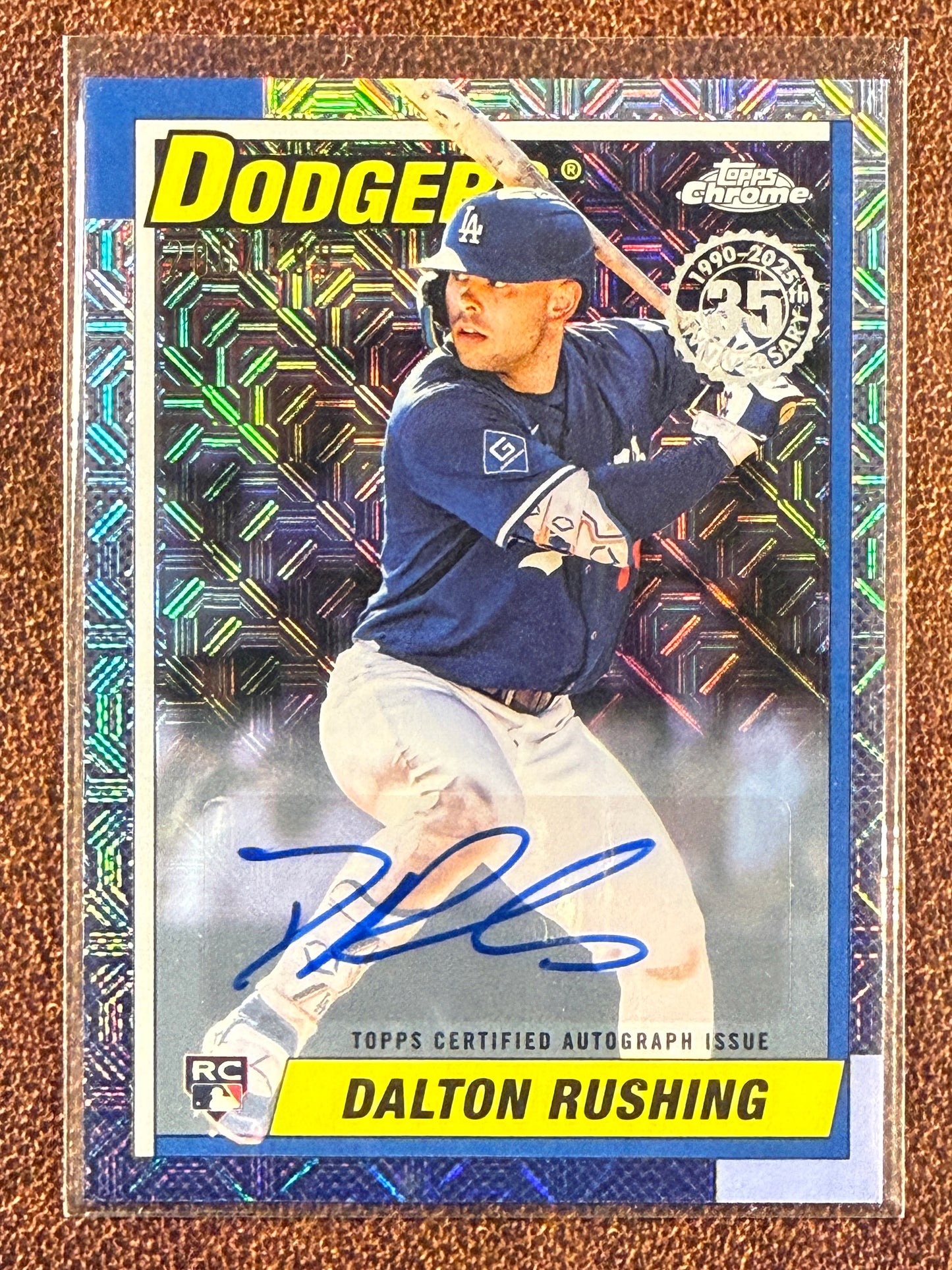 Dalton Rushing - 2025 Topps Update - Rookie MOJO AUTO /299 - Dodgers