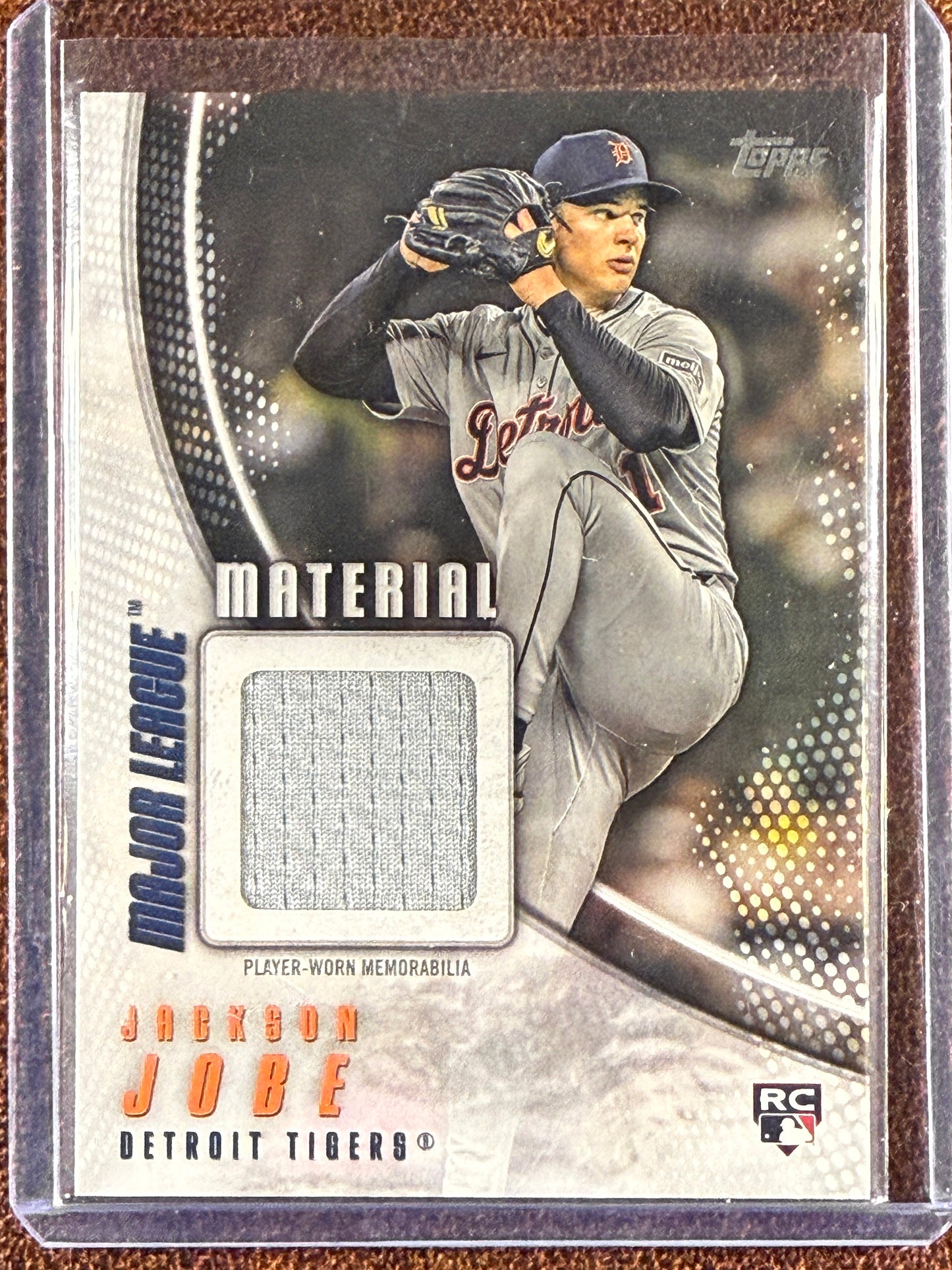 Jackson Jobe - 2025 Topps Update - Rookie Major League Material RELIC - Tigers