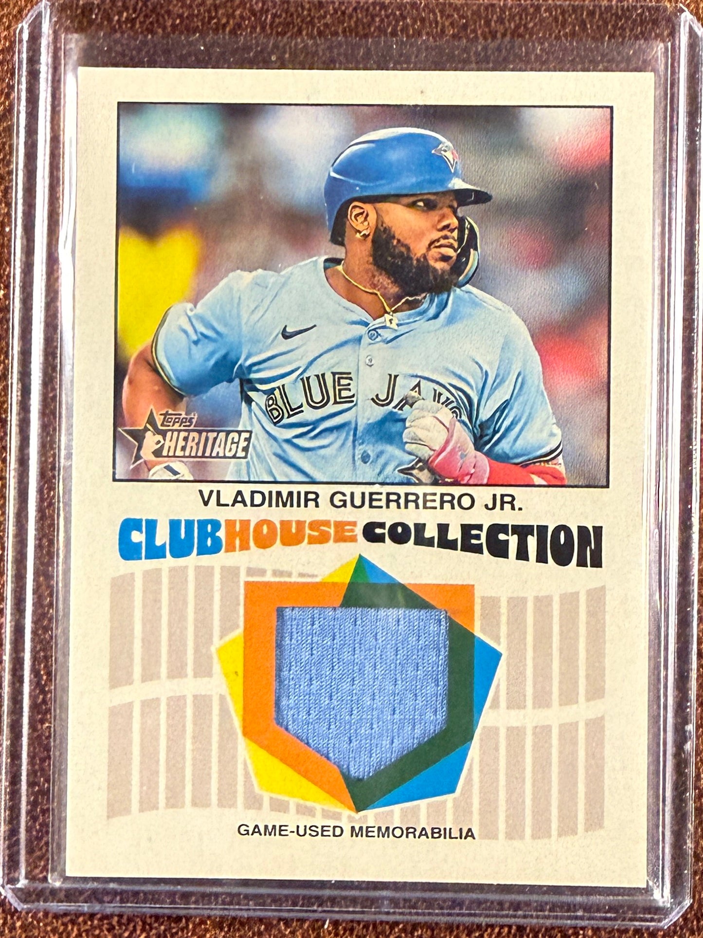Vladimir Guerrero Jr. - 2026 Topps Heritage - Clubhouse Collection RELIC - Blue Jays