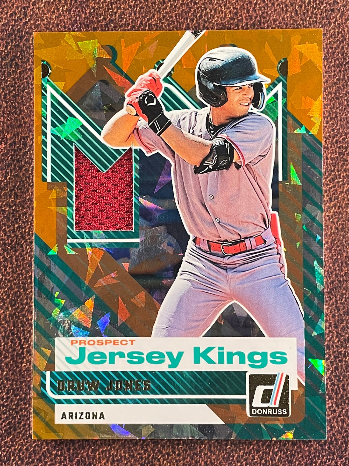 Druw Jones - 2025 Panini Donruss - Jersey King RELIC - Diamondbacks