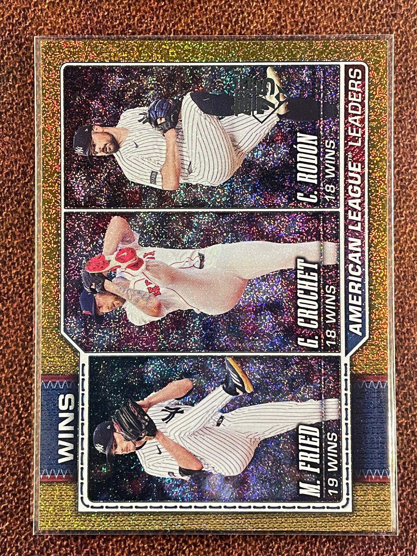 Max Fried / Garrett Crochet / Carlos Rodon - 2026 Topps Series 1 - GOLD /2026 - Yankees