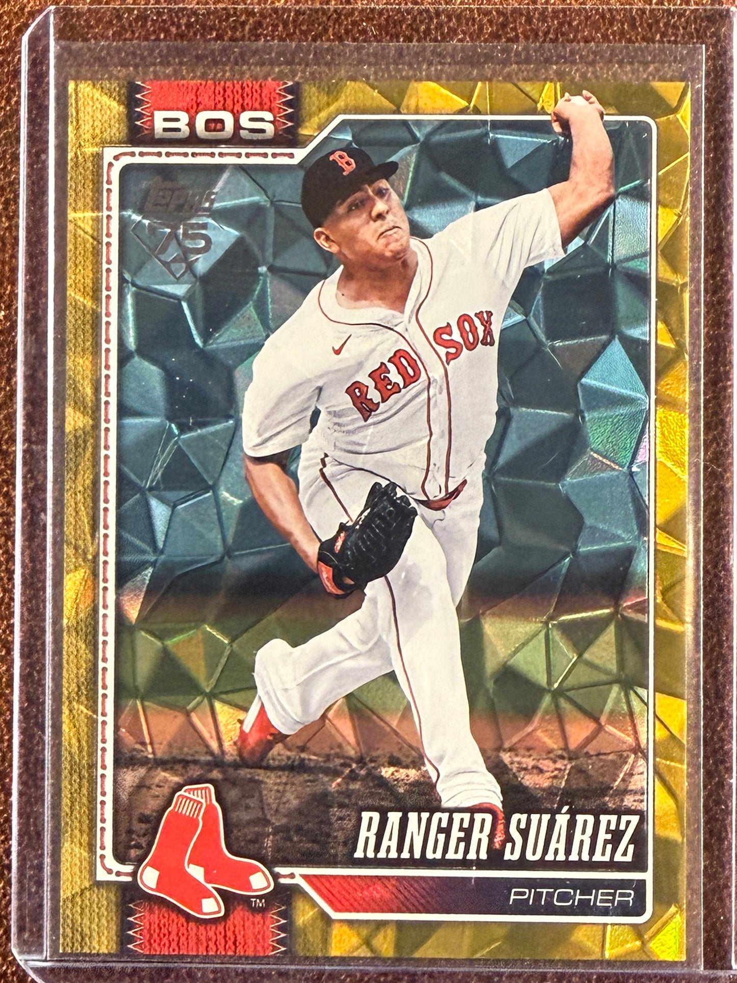 Ranger Suarez - 2026 Topps Series 2 - GOLD Diamante /50 - Red Sox