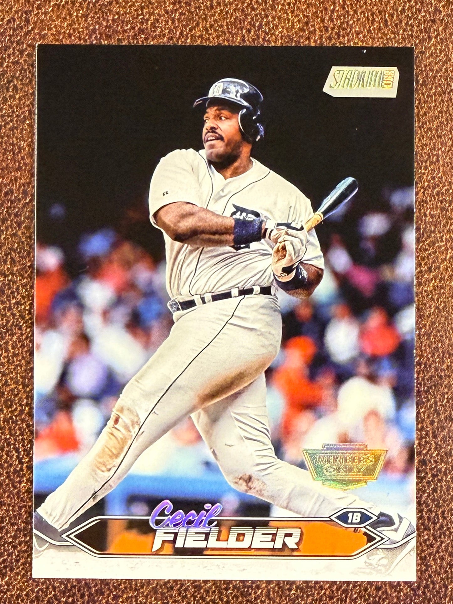 Cecil Fielder - 2024 Topps Stadium Club - Photographer's Proof SSP - Brewers
