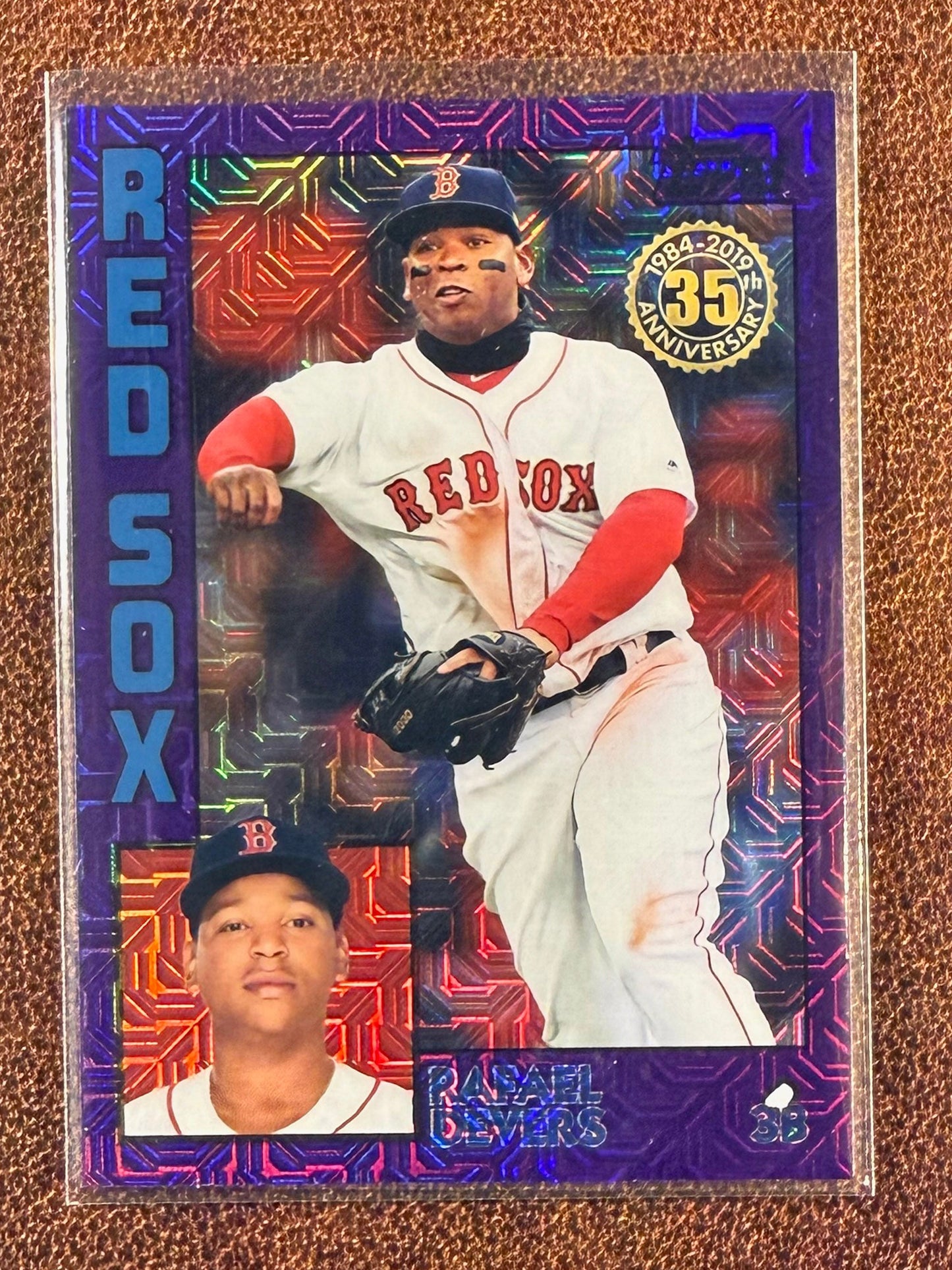 Rafael Devers - 2019 Topps Update - Mojo Purple /75 - Red Sox