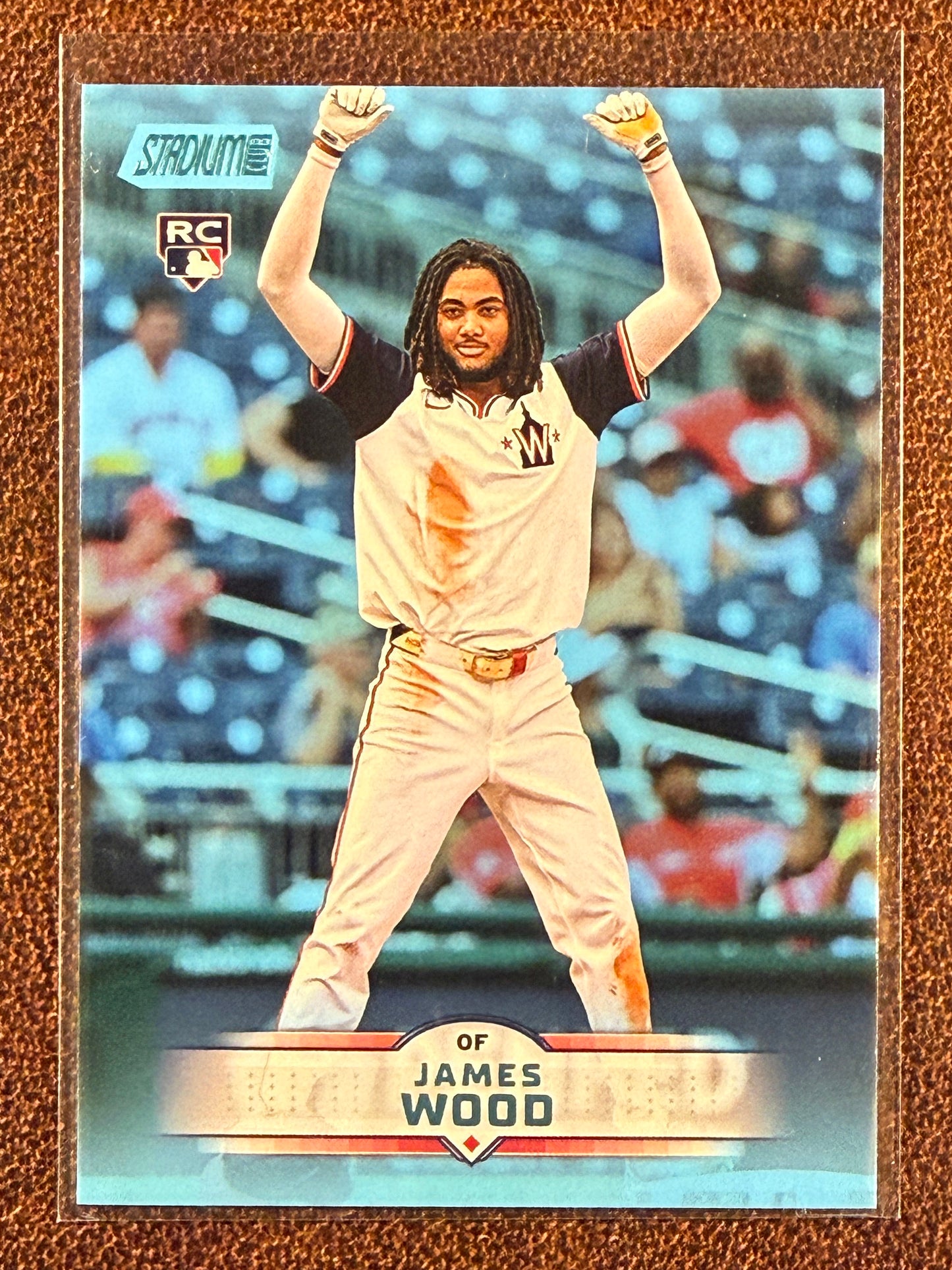 James Wood - 2025 Topps Stadium Club - Rookie BLUE - Nationals