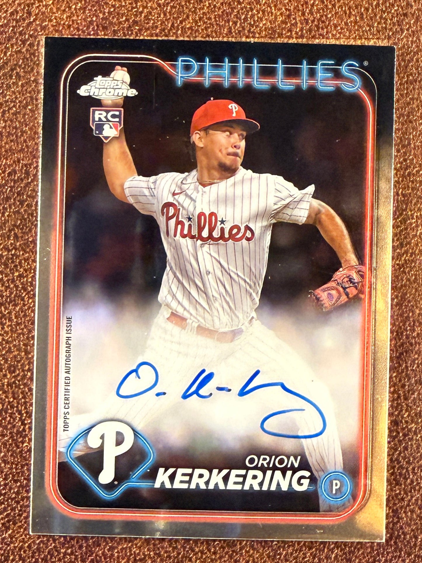 Orion Kerkering - 2024 Topps Chrome - Rookie AUTO - Phillies