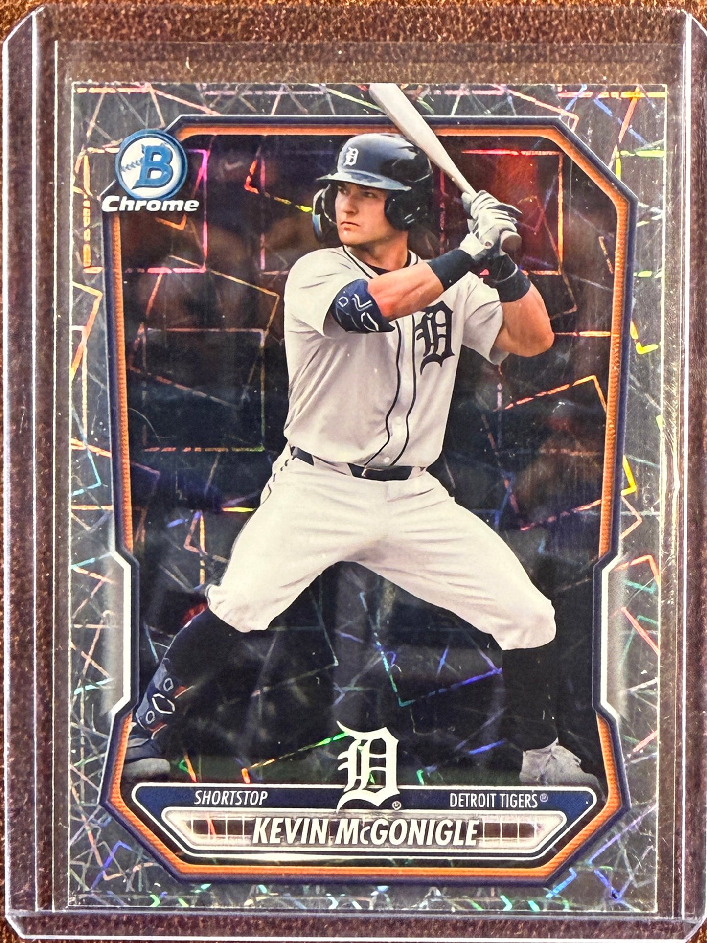 Kevin McGonigle - 2026 Bowman - Laser Refractor - Tigers