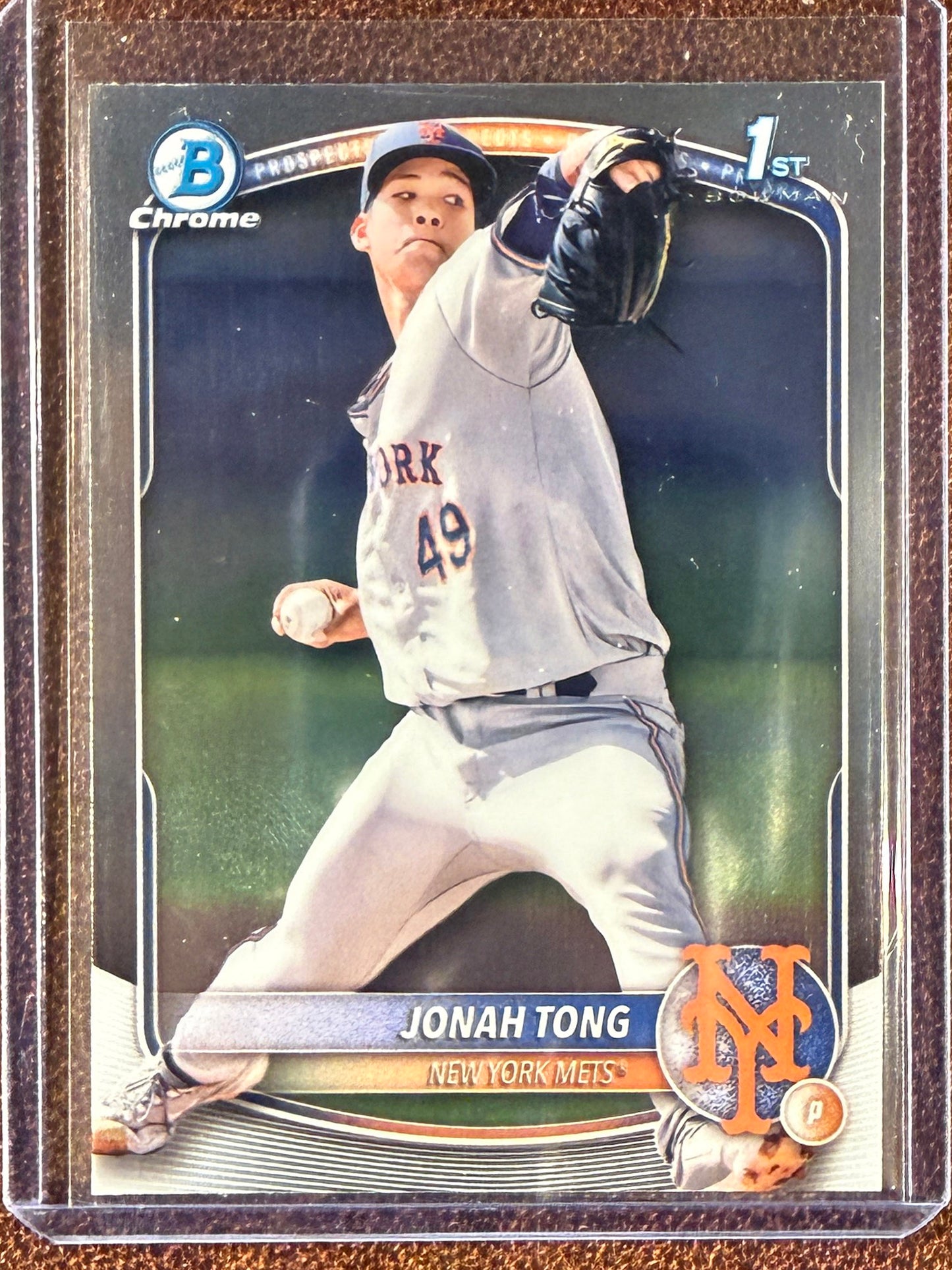 Jonah Tong - 2025 Bowman Chrome - 1st Bowman - Mets