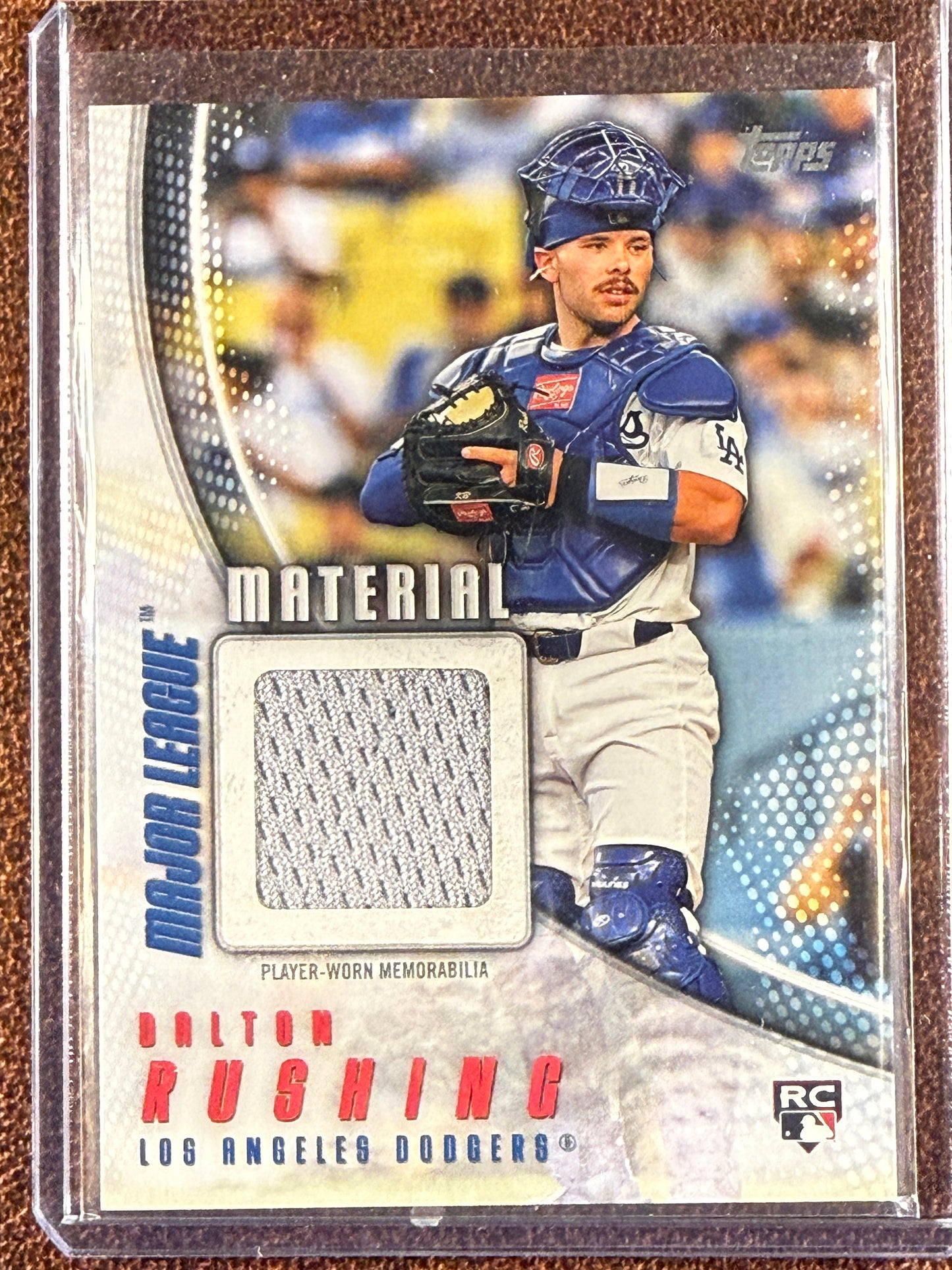 Dalton Rushing - 2025 Topps Update - Major League Material RELIC - Dodgers