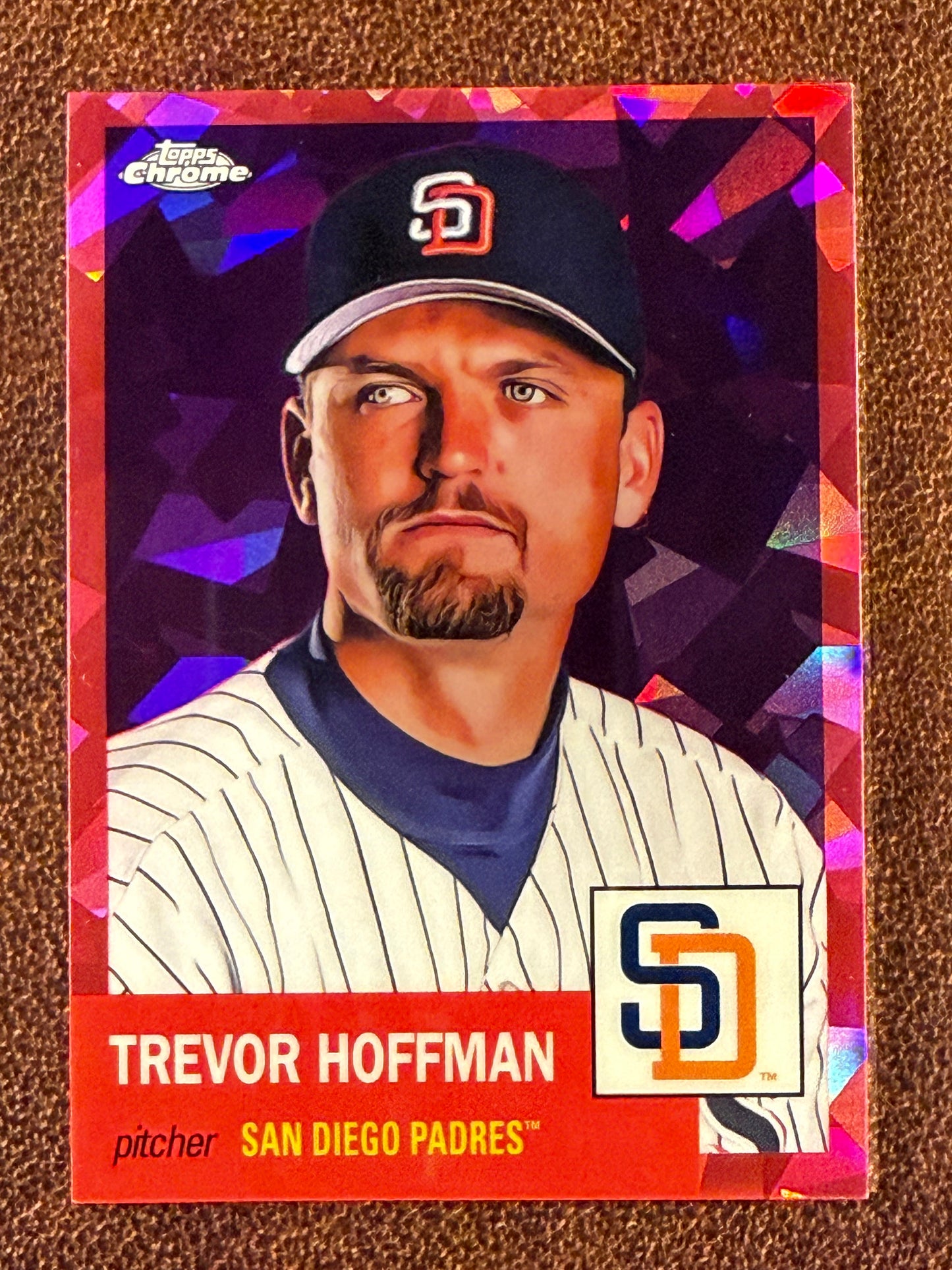Trevor Hoffman - 2022 Topps Chrome Platinum Anniversary - FUCHSIA Atomic /100 - Padres