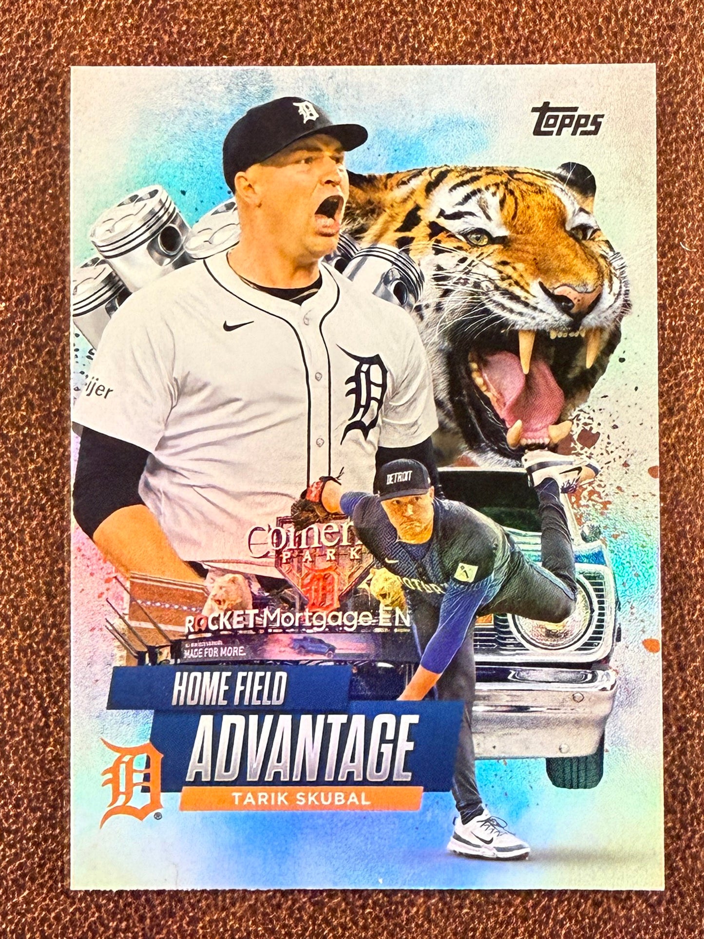 Tarik Skubal - 2025 Topps Update - Home Field Advantage - Tigers