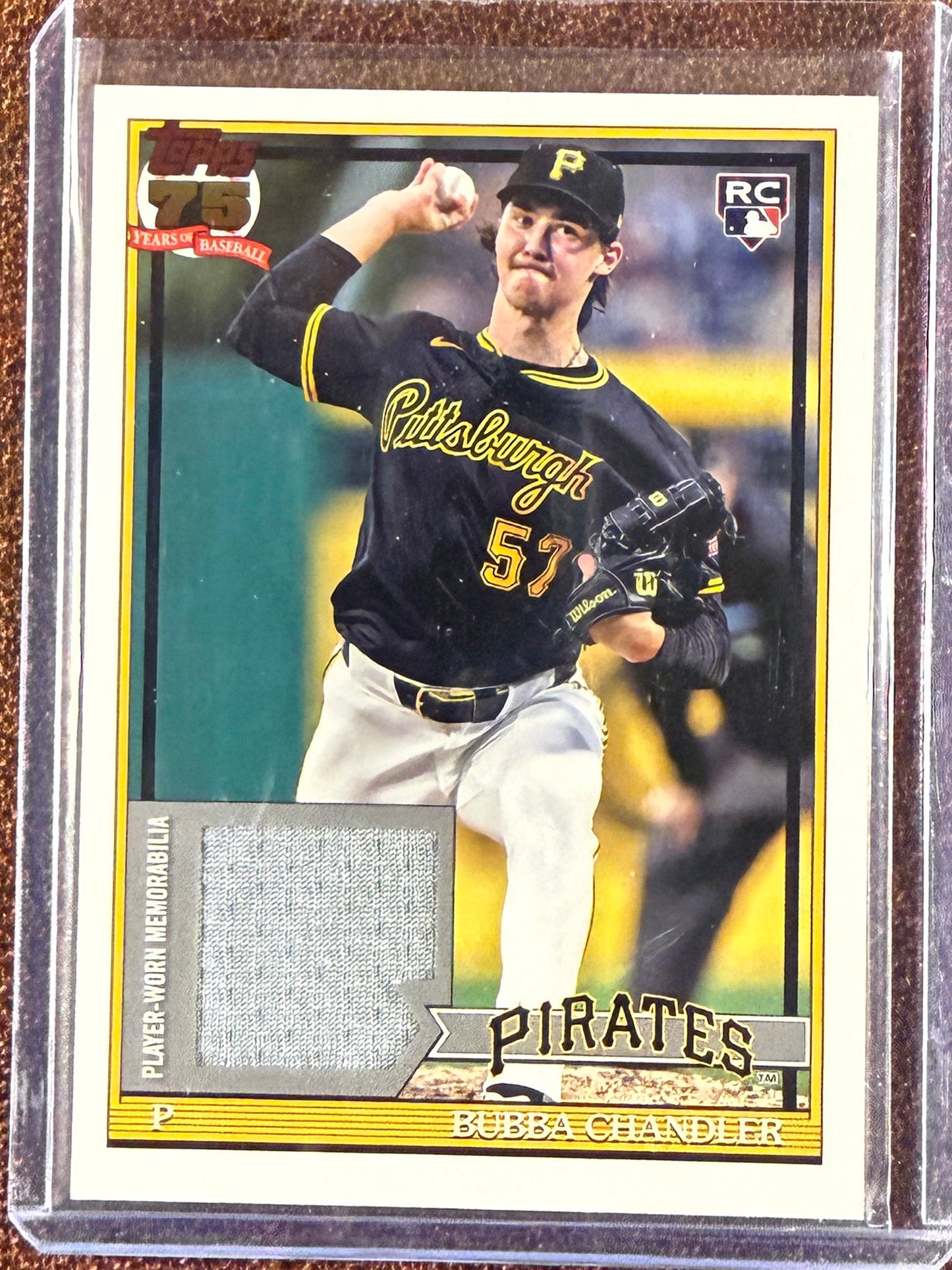 Bubba Chandler - 2026 Topps Series 1 - 1991 Rookie RELIC - Pirates