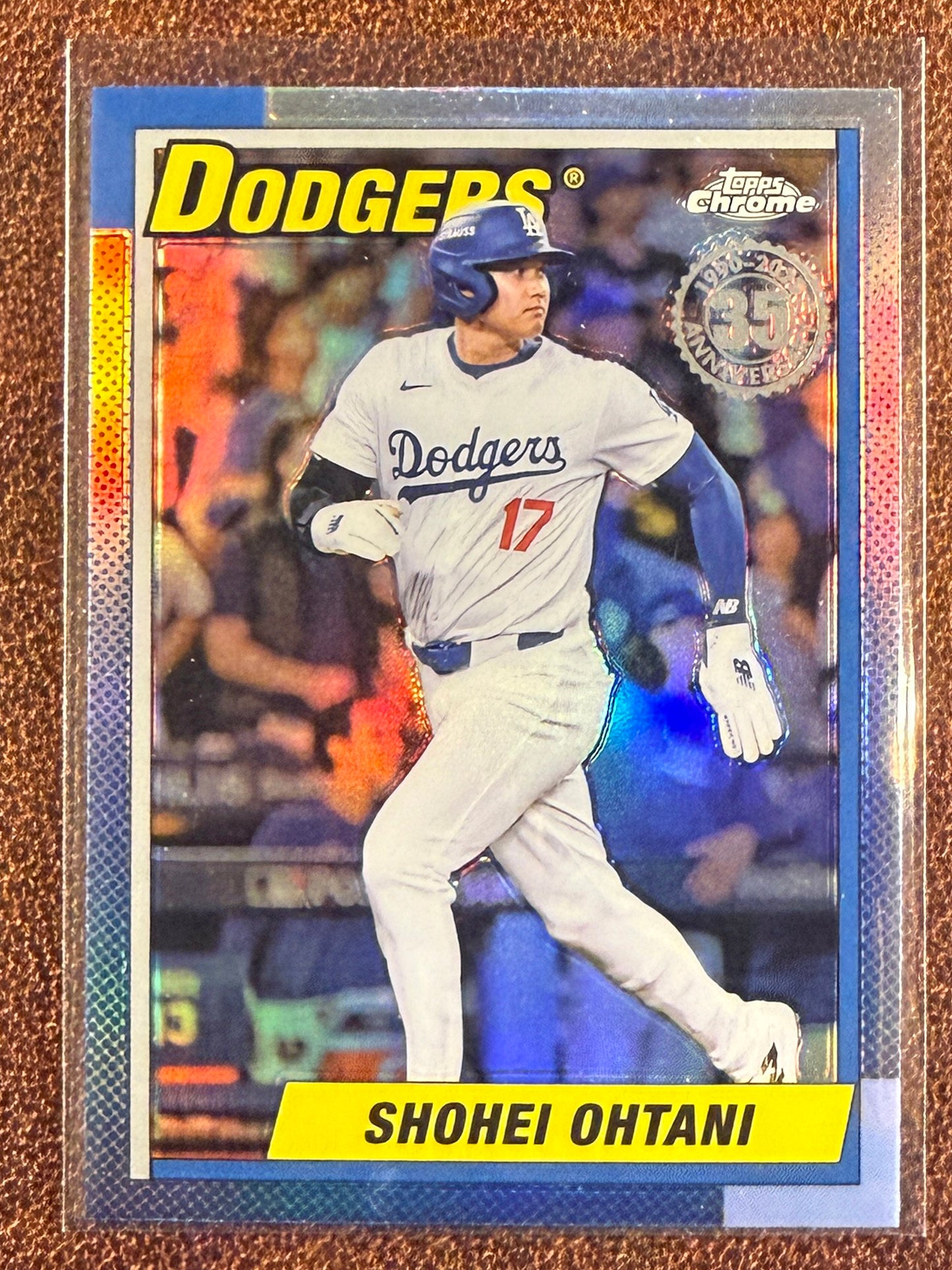 Shohei Ohtani - 2025 Topps Chrome - 1990 Refractor - Dodgers