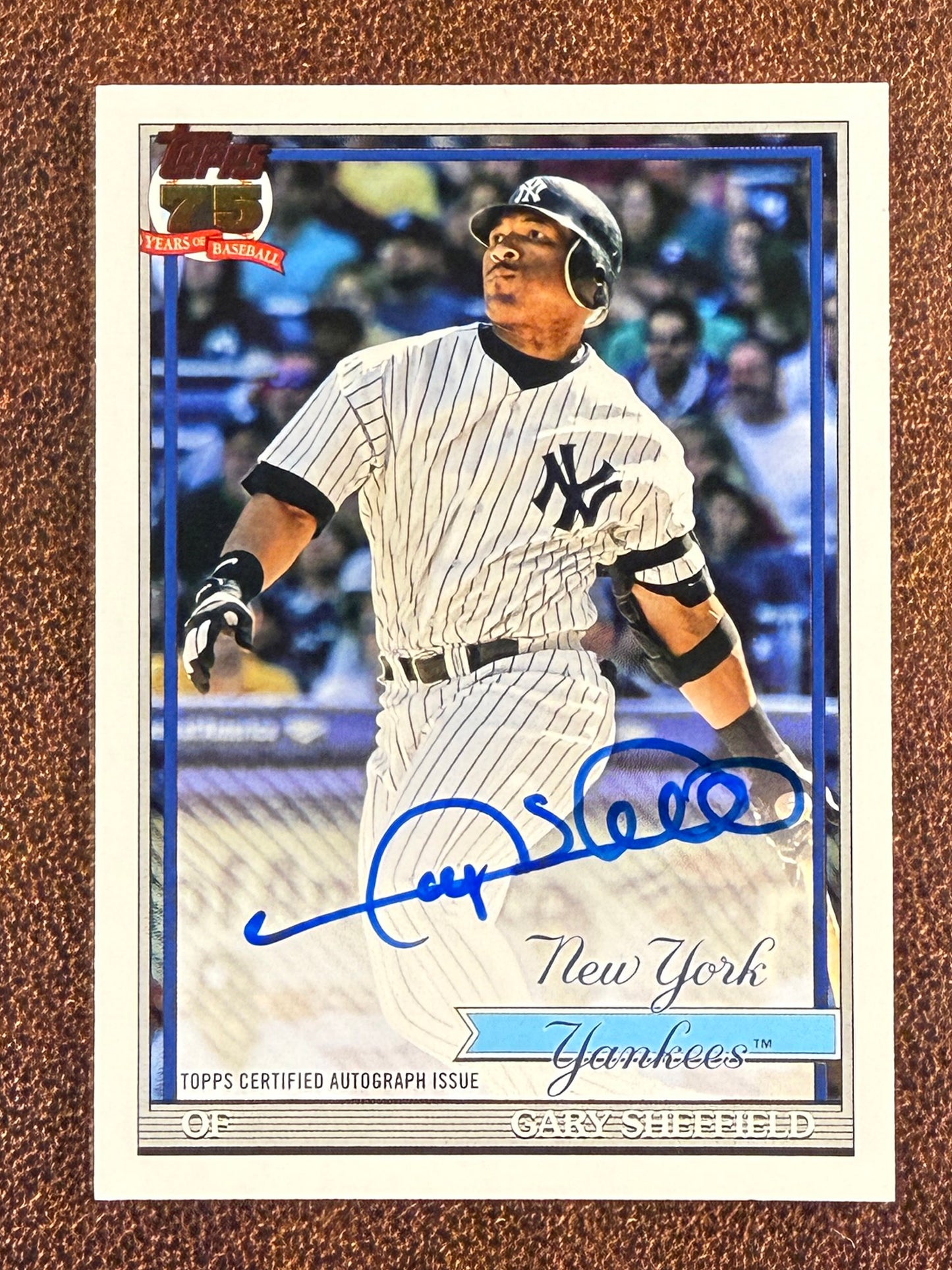 Gary Sheffield - 2026 Topps Series 1 - 1991 AUTO - Yankees
