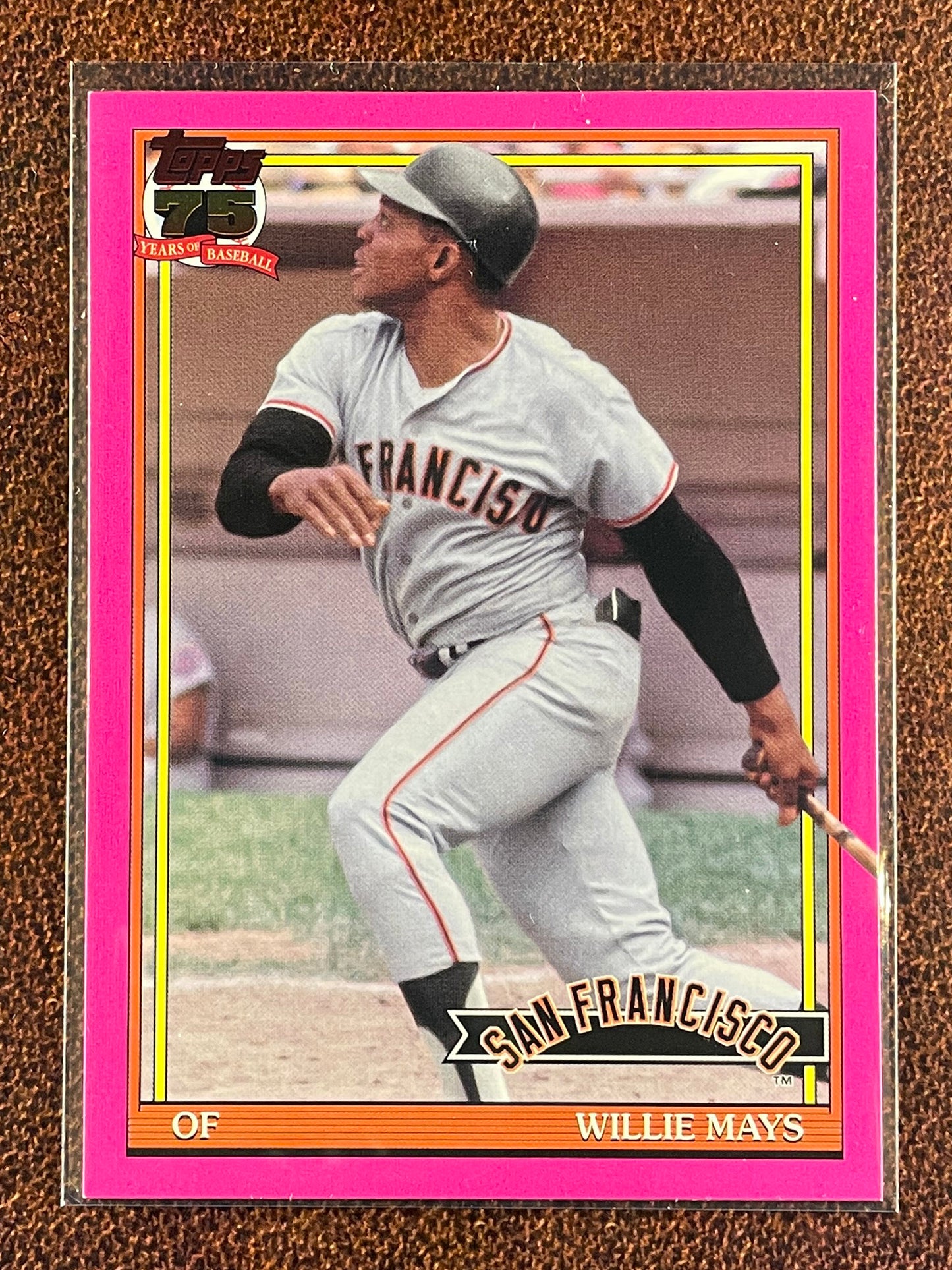 Willie Mays - 2026 Topps Series 2 - PINK 1991 - Giants