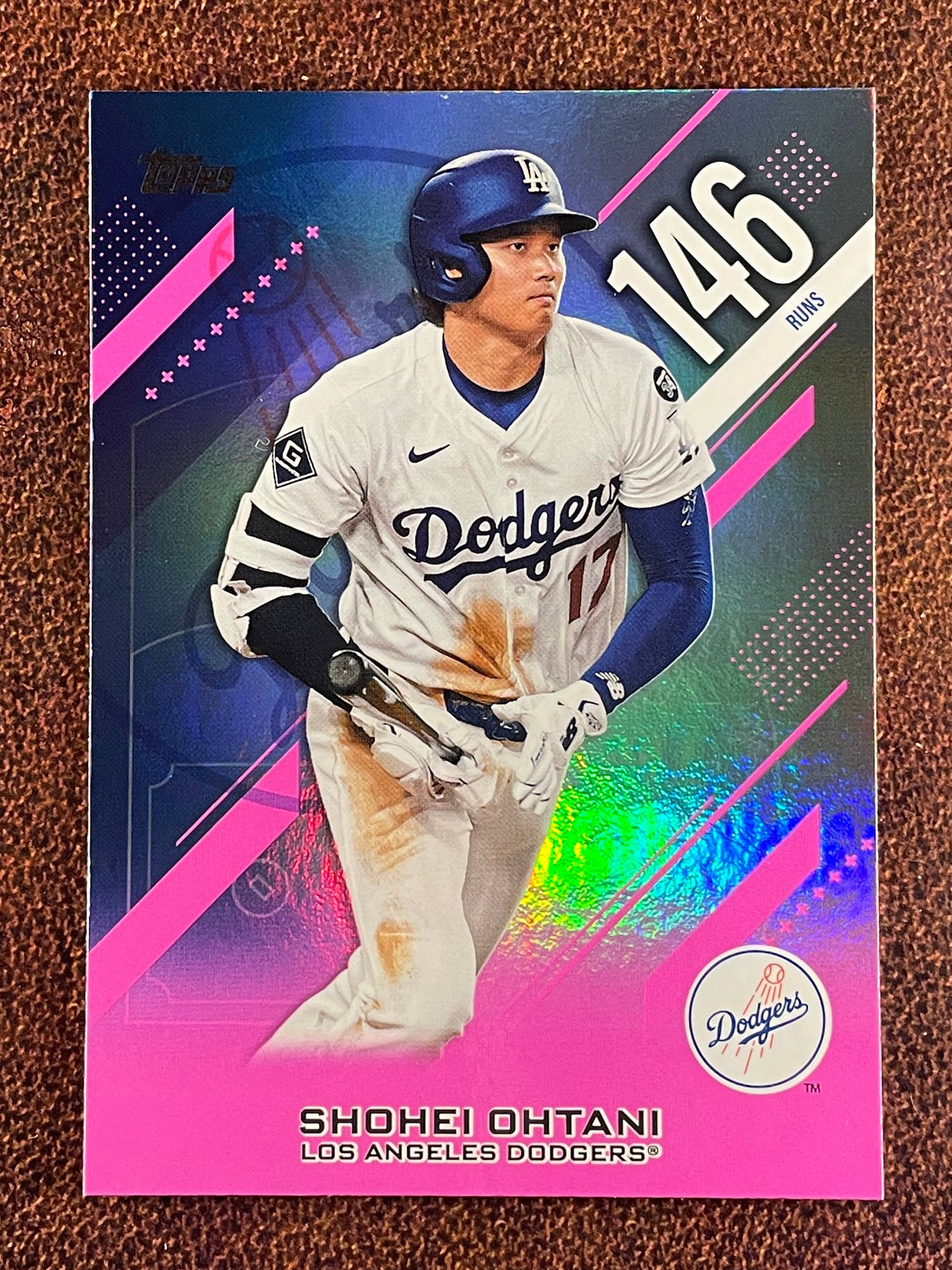 Shohei Ohtani - 2026 Topps Series 2 - PINK Crooked Numbers - Dodgers