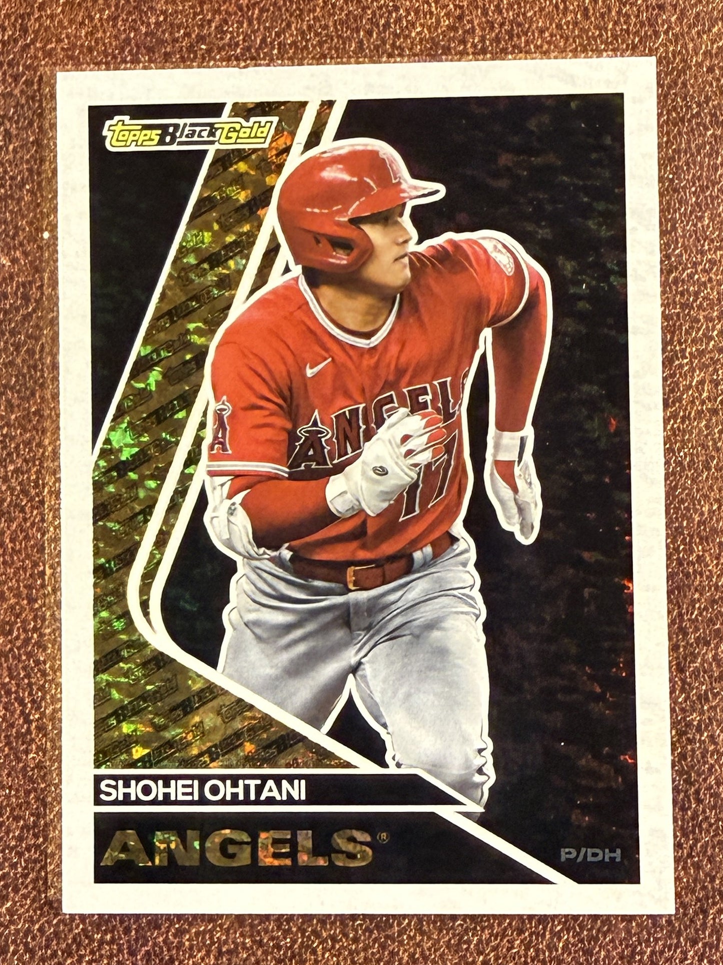 Shohei Ohtani - 2023 Topps Update - Black Gold (*Top Edge Mark*) - Angels