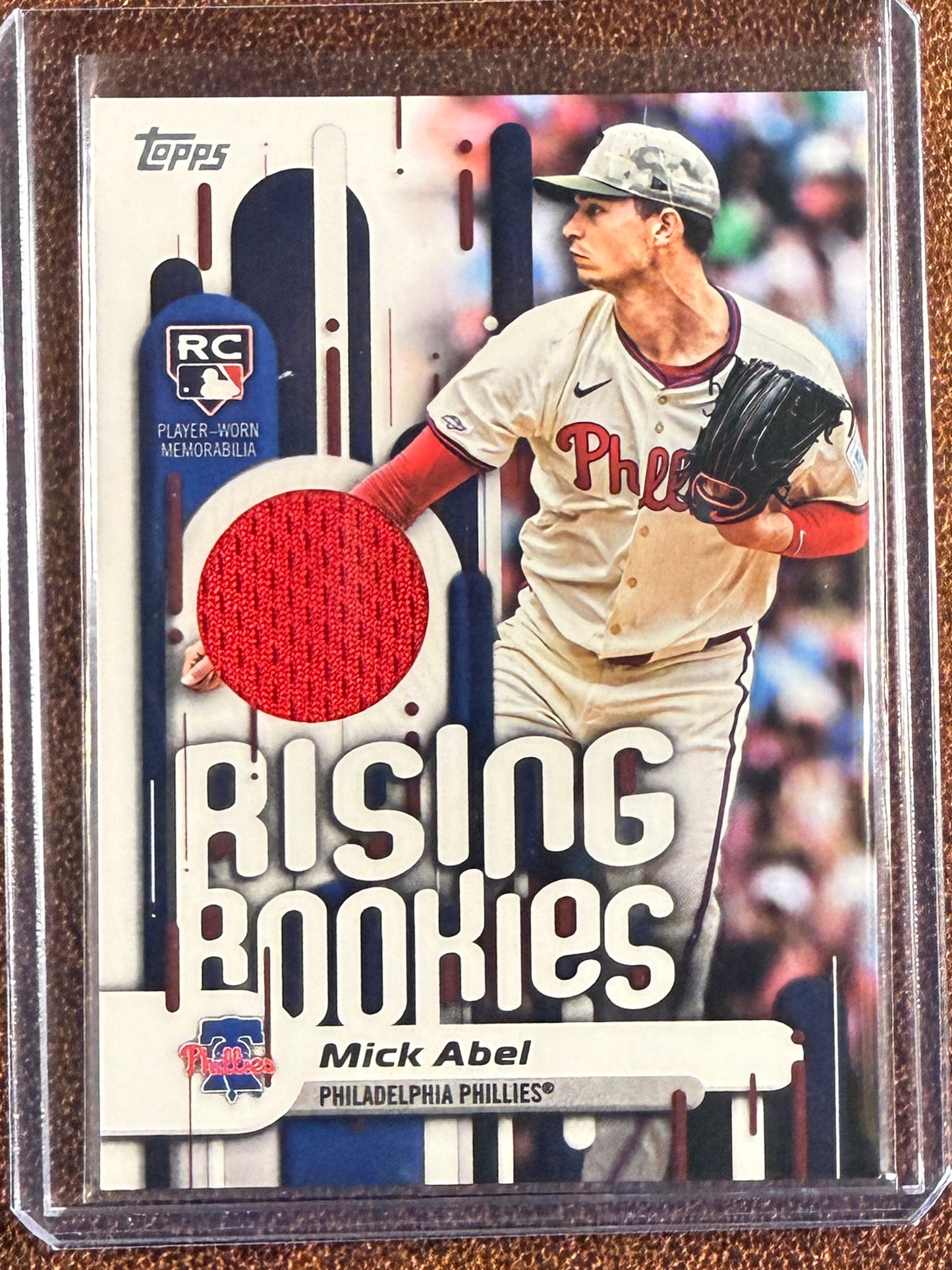 Mick Abel - 2025 Topps Update - Rising Rookies RELIC - Phillies
