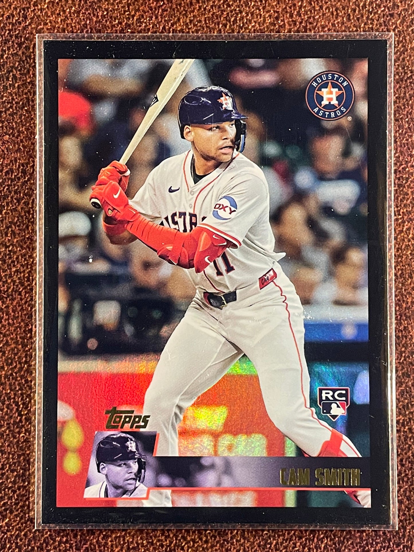 Cam Smith - 2025 Topps Archives - Rookie BLACK Border - Astros