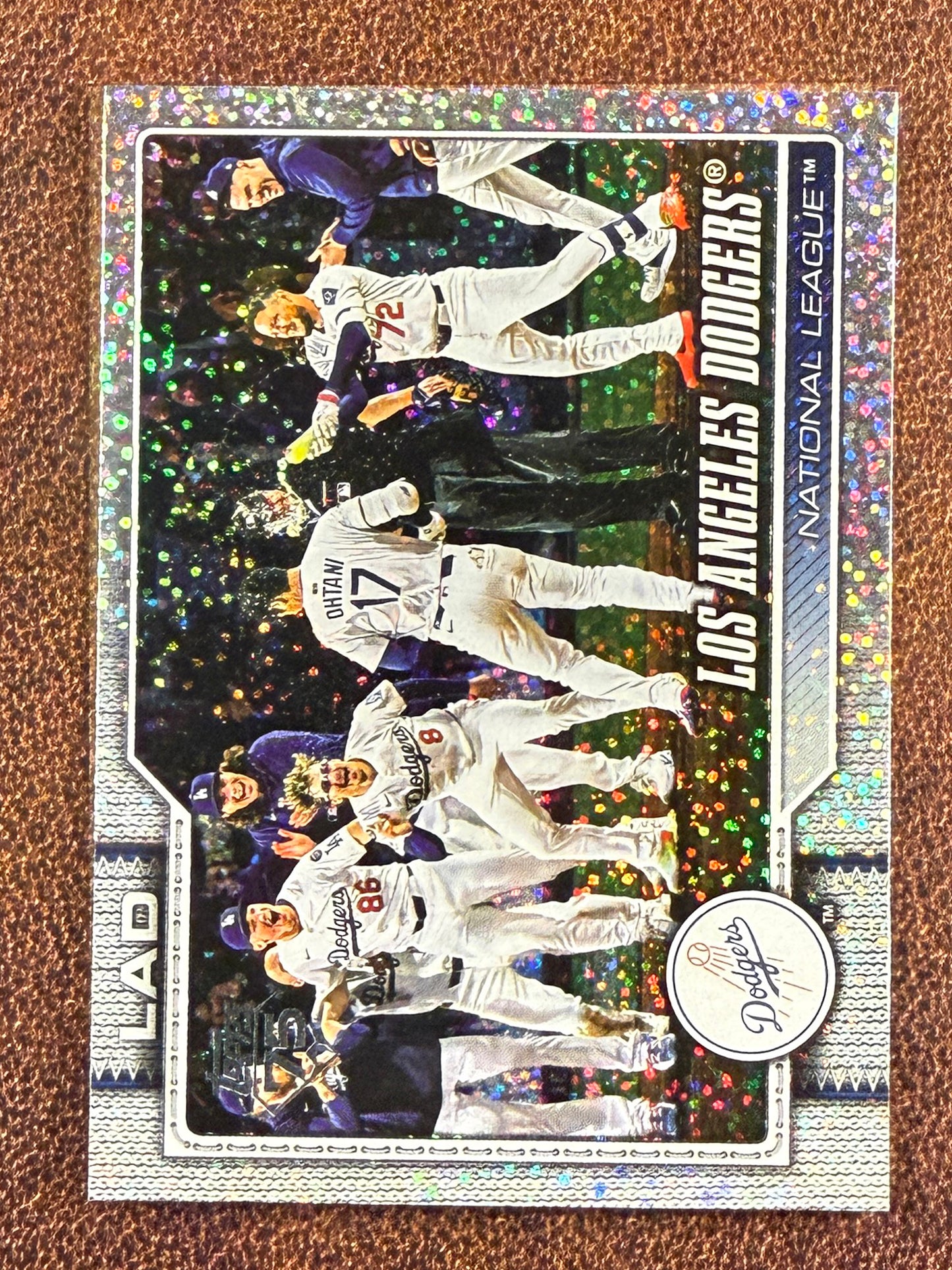 Dodger Team Card - 2026 Topps Series 1 - Confetti - Dodgers