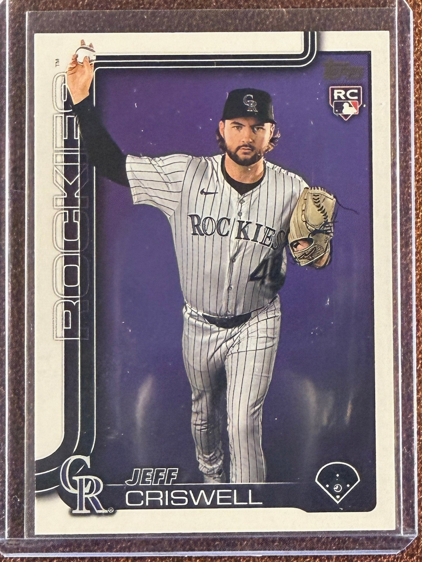 Jeff Criswell - 2025 Topps Update - Rookie Golden Mirror SSP - Rockies